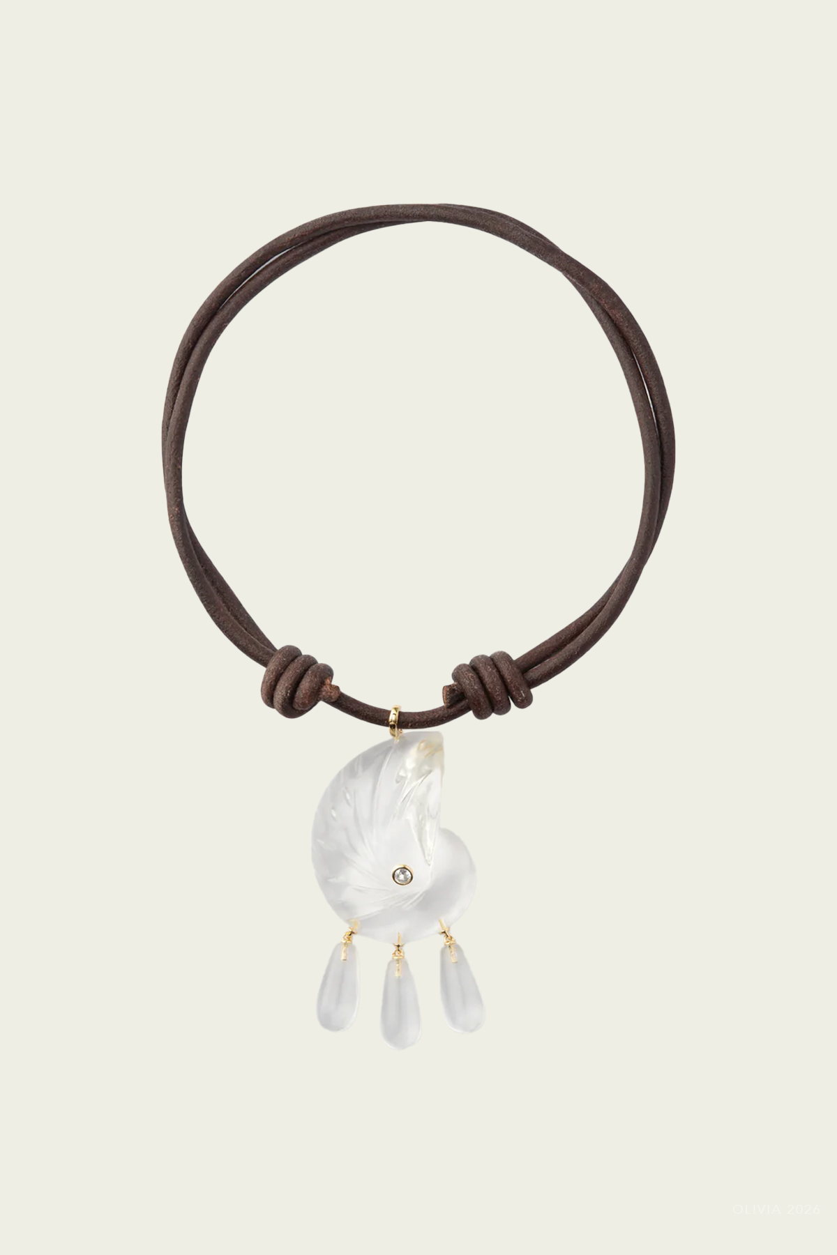 Cova Necklace in Clear