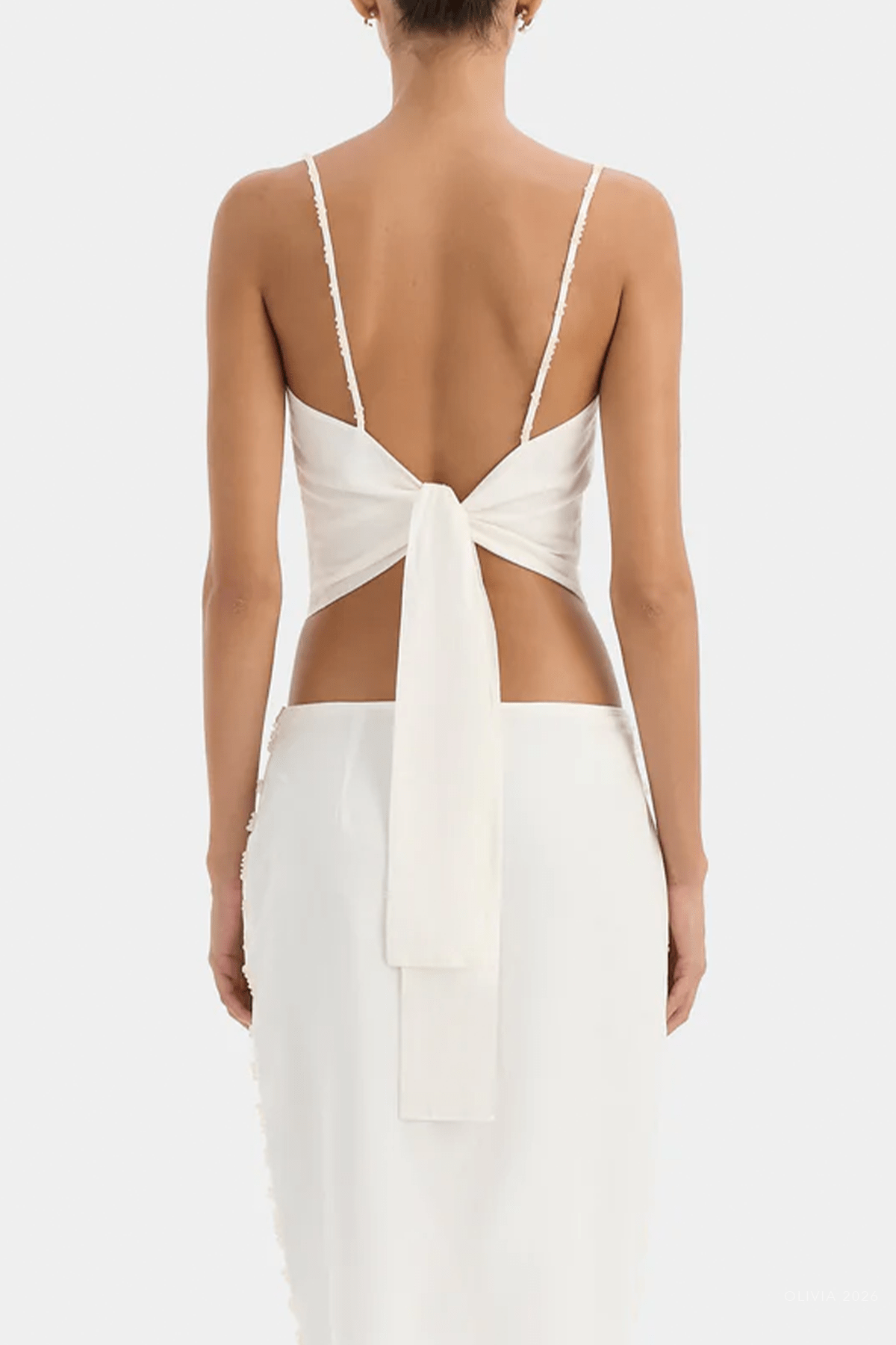 Elysee Open - Back Top in Natural - shop - olivia.com