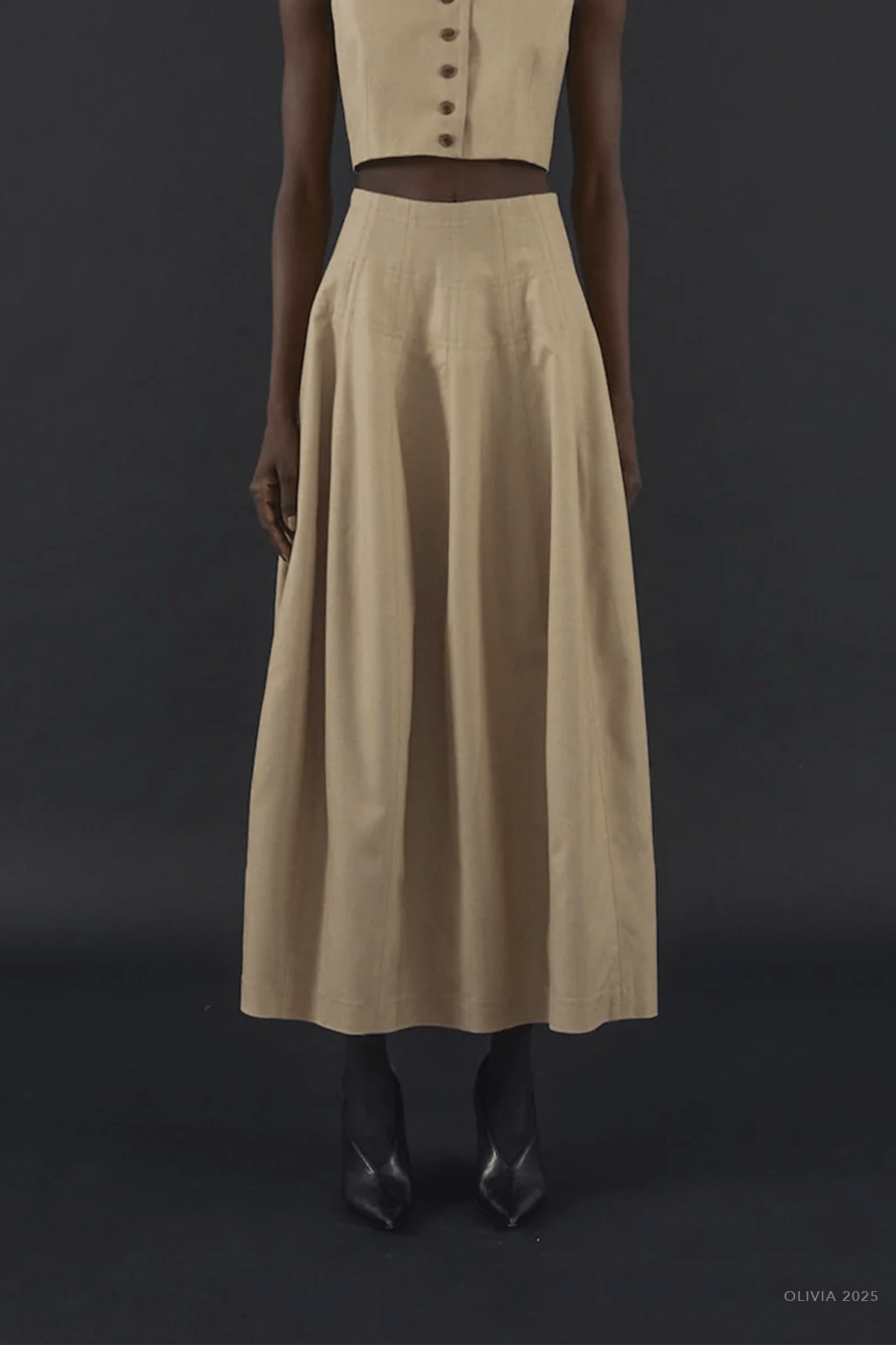 Estefania Skirt in Tussah - shop - olivia.com