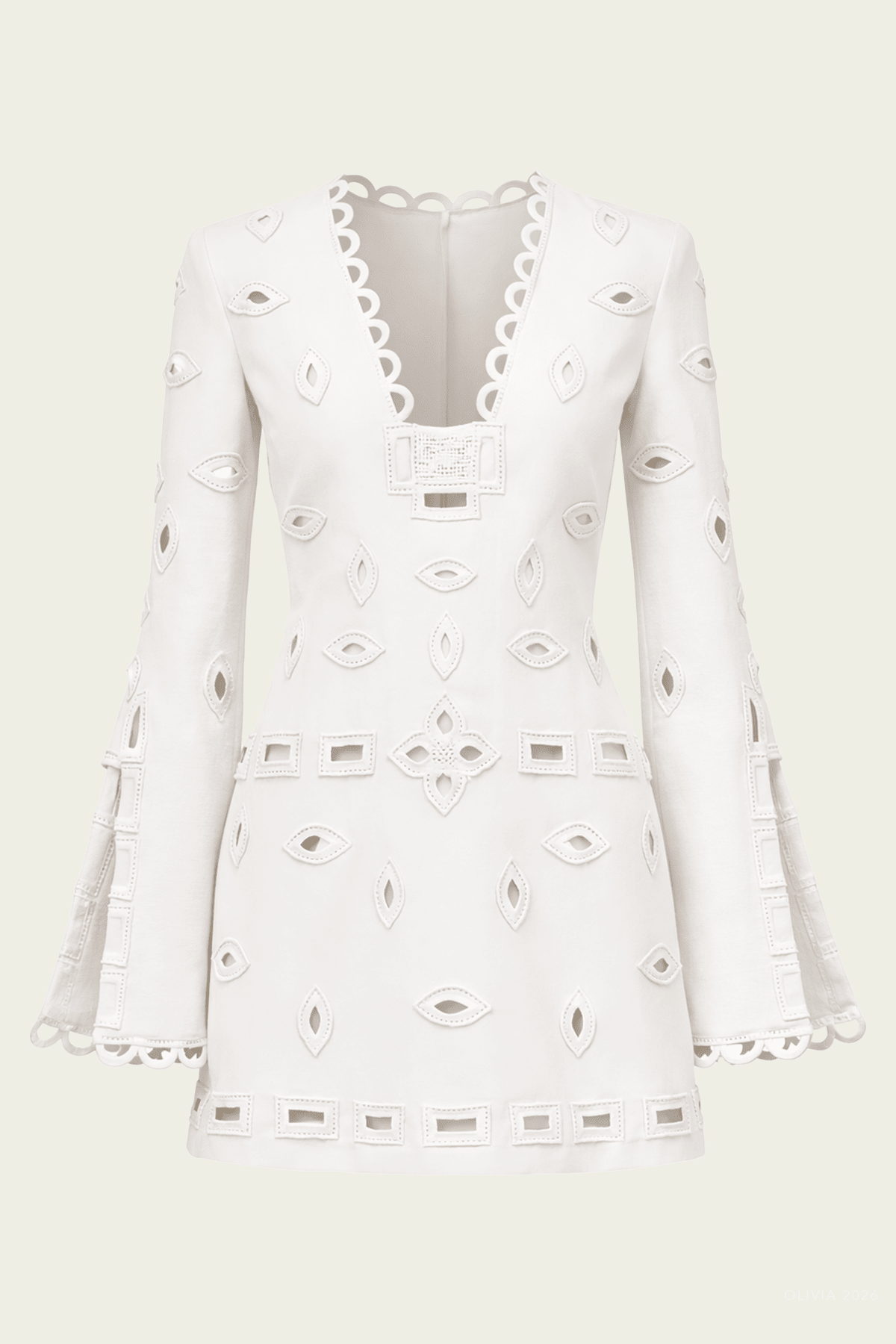 Eulia Dress in Blanc - shop - olivia.com