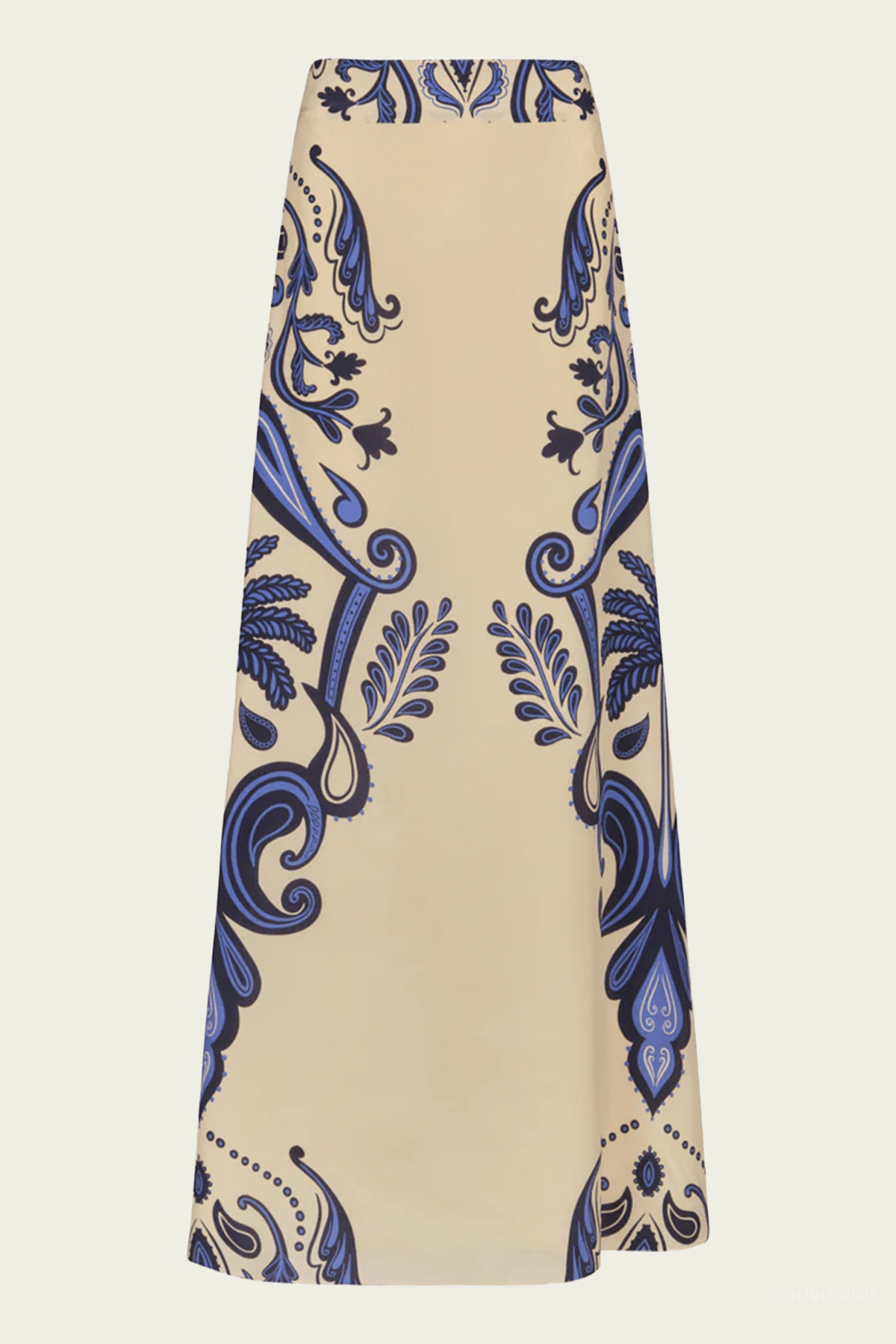 Everywhere Skirt in Ecru Navy - shop - olivia.com