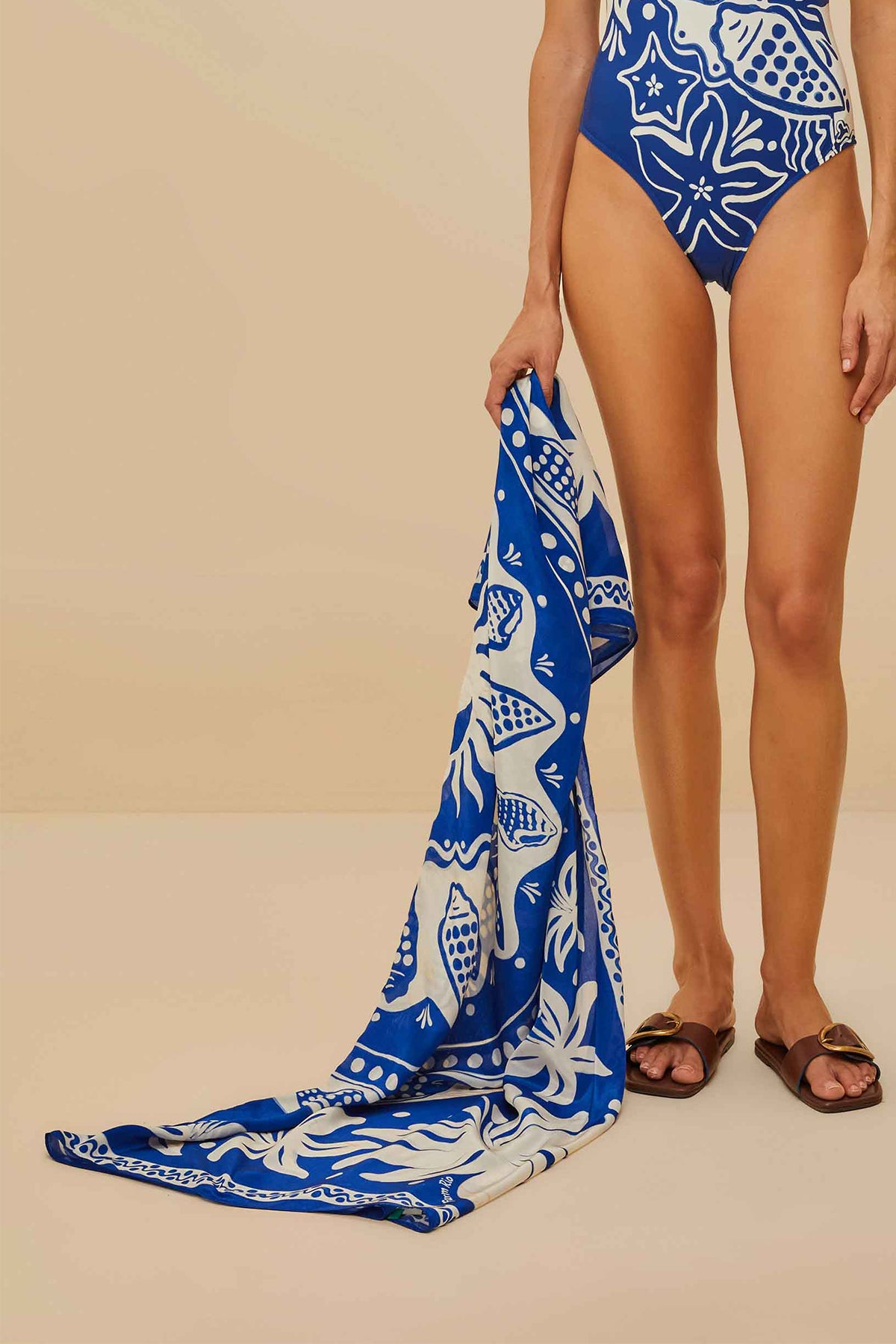 Off-White Ocean Scarf Sarong
