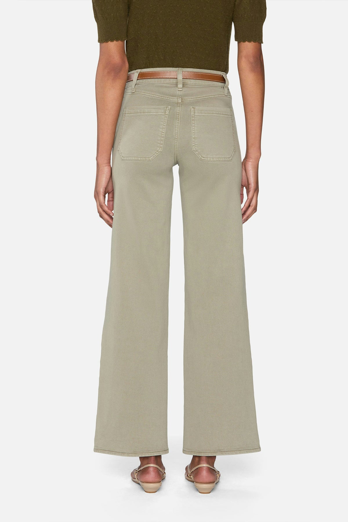 Le Slim Palazzo Modernist Pocket in Thyme