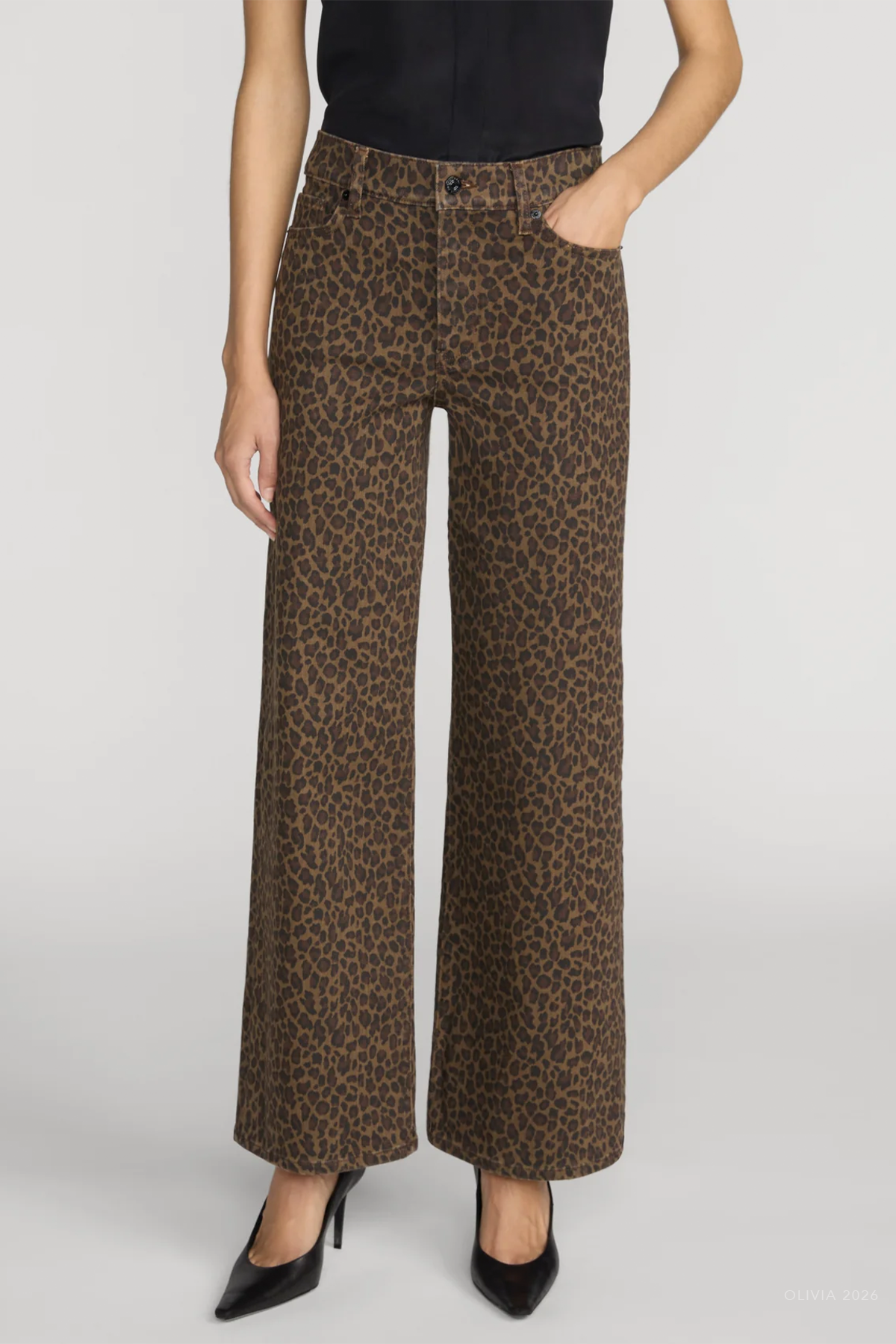 Le Slim Palazzo in Leopard