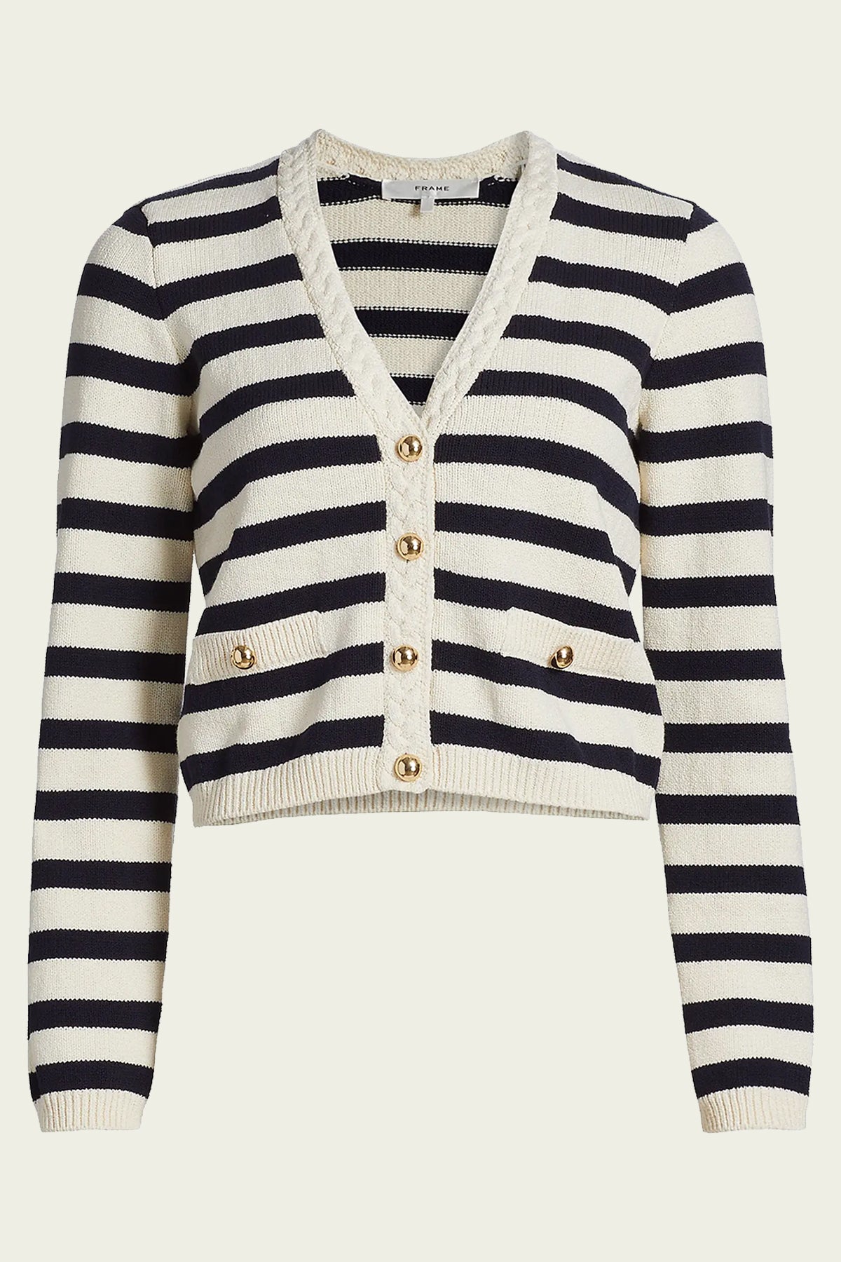 The Harbor Cardigan in Navy Multi