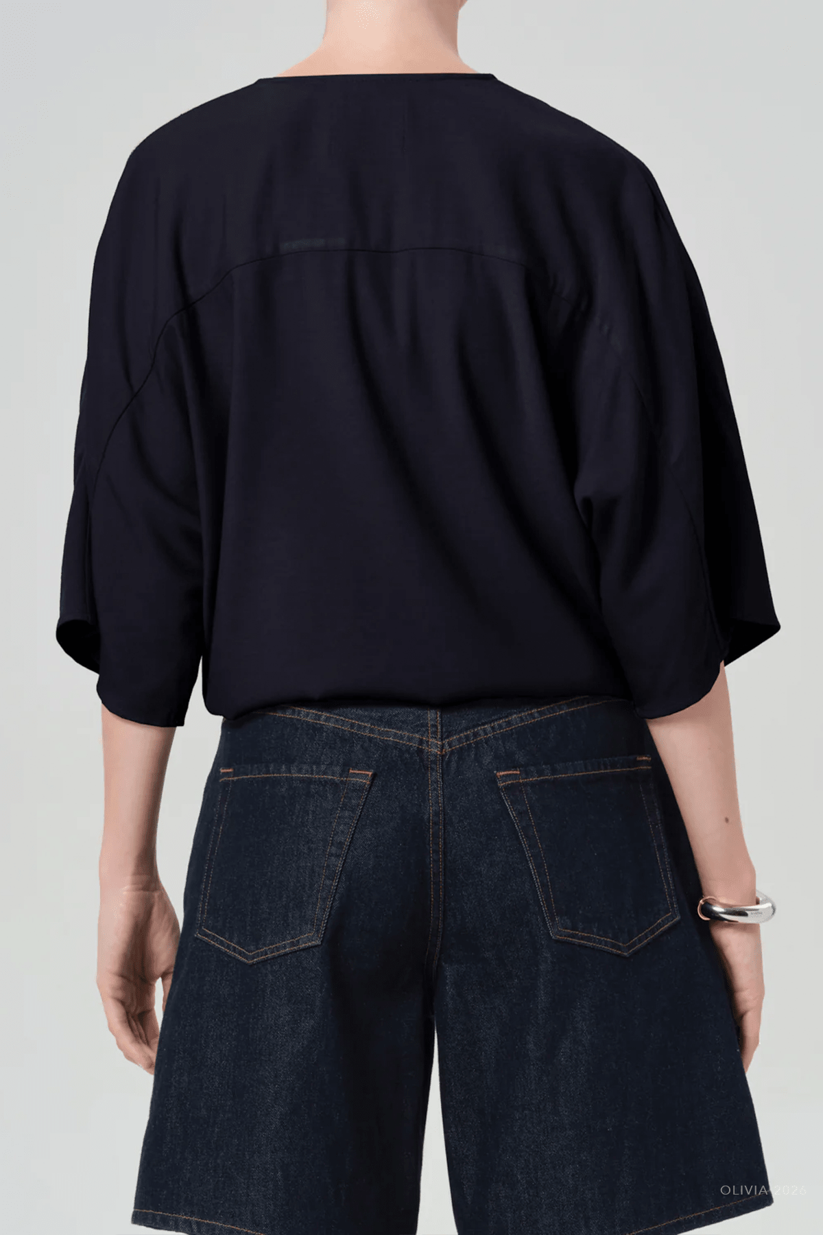 Franca Shirt in Navy - shop - olivia.com