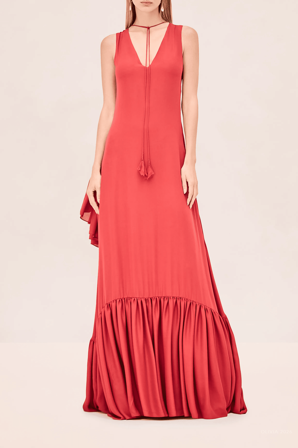 Francina Dress in Rouge - shop - olivia.com