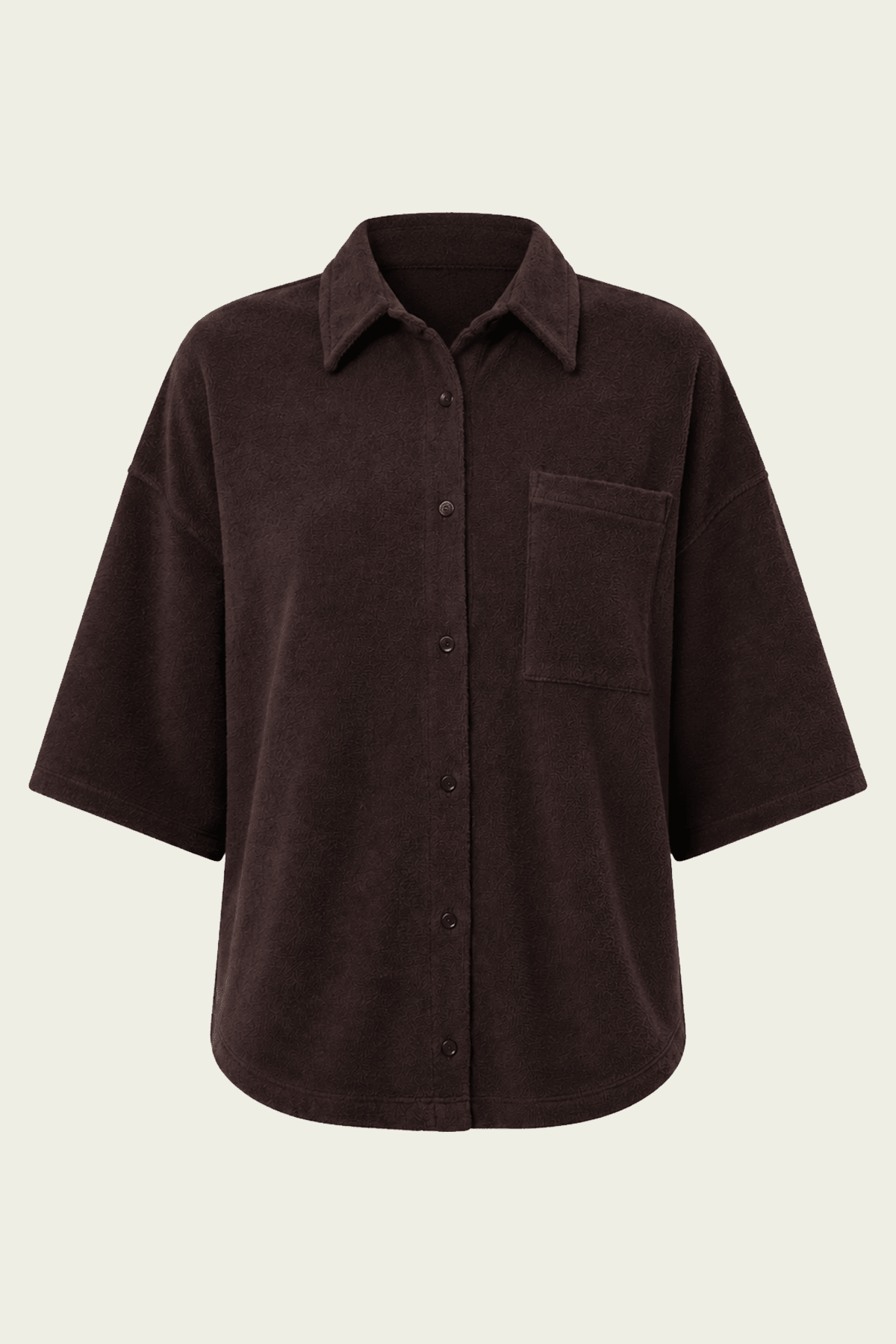 Francis Knit Shirt in Chocolate - shop - olivia.com
