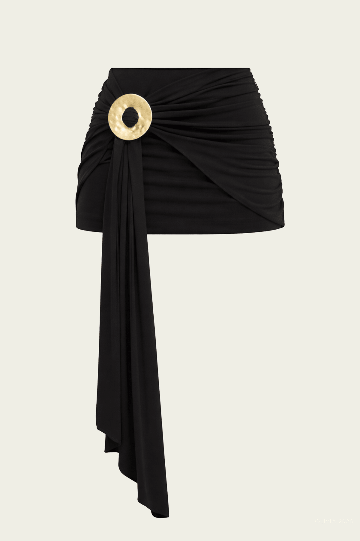 Freesia Mini Skirt in Black - shop - olivia.com