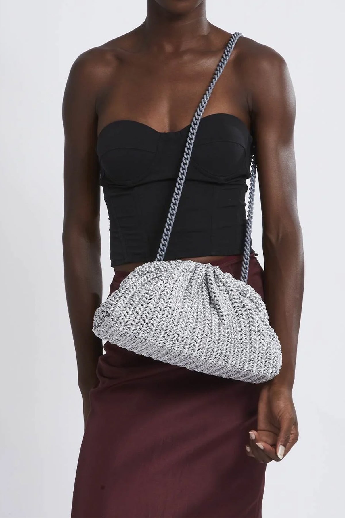 Game Crochet Glow in Silver - shop-olivia.com