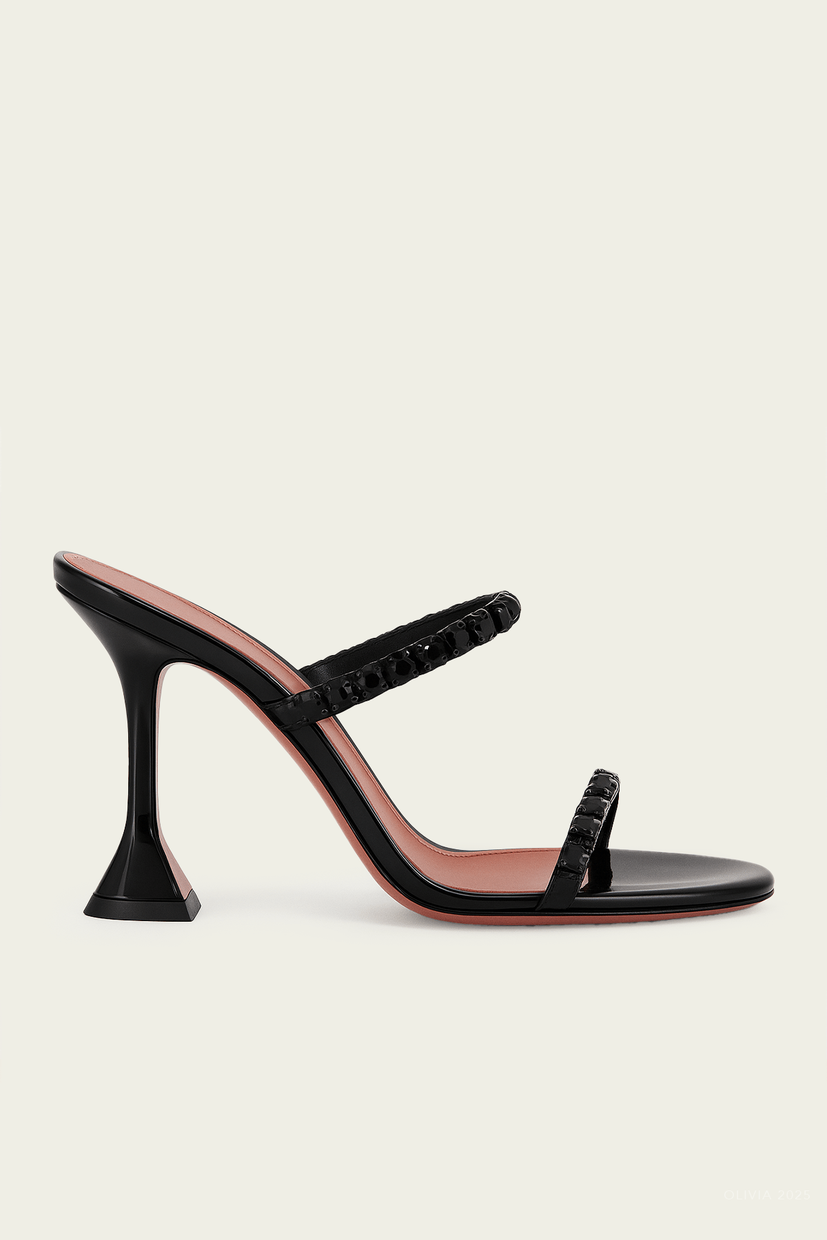 Gigi Slipper 95 in Black Patent - shop - olivia.com