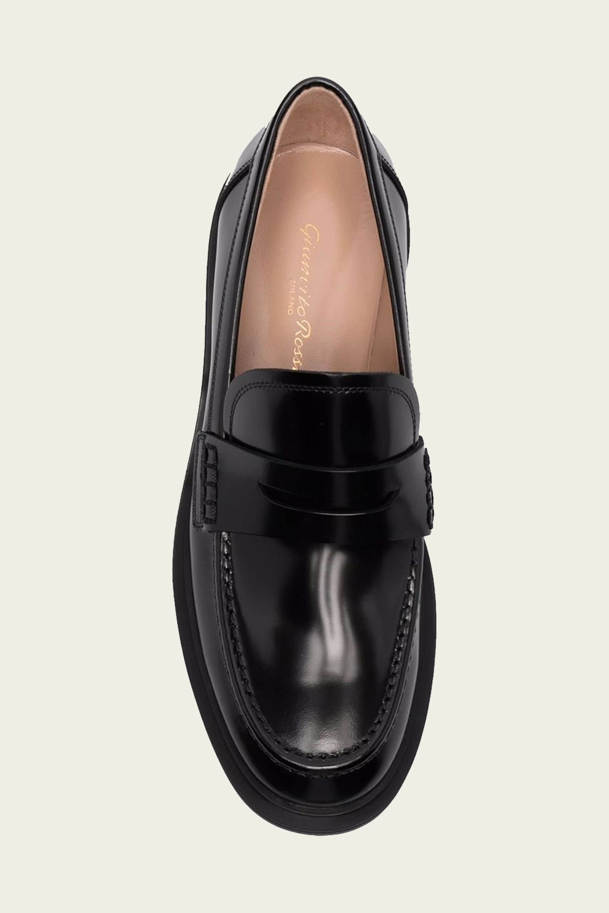 Harris Leather Loafers in Black - shop-olivia.com