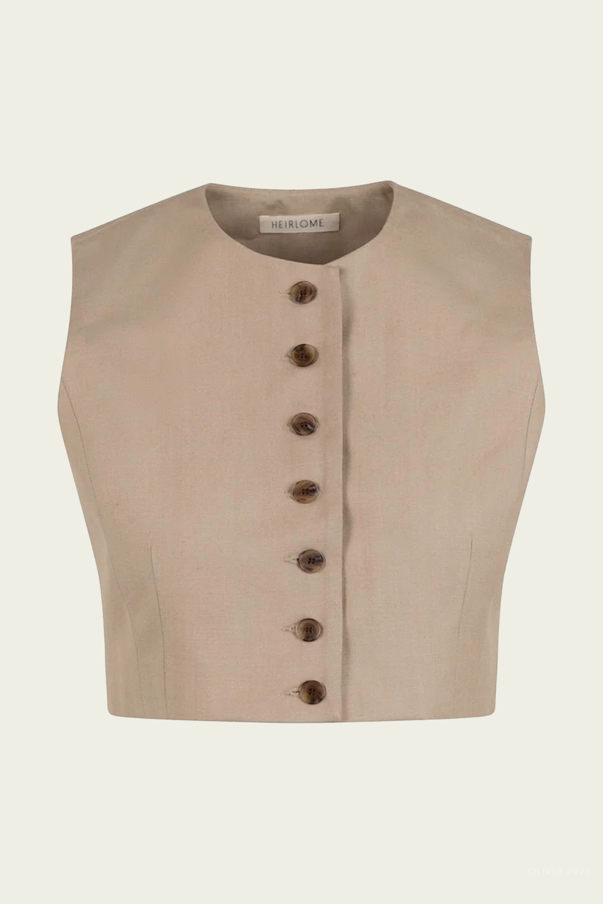 Danielle Top in Tussah