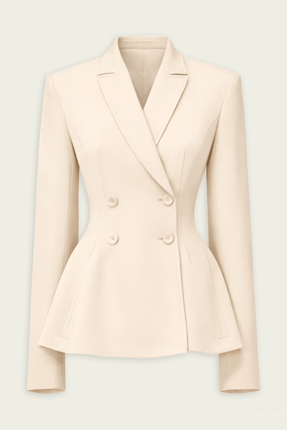 Helen Jacket in Cream - shop - olivia.com