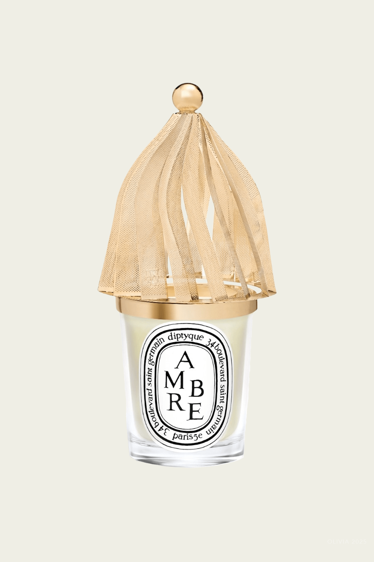 Holiday Lantern for Classic Candle 190g - Holiday Edition 2025 - shop - olivia.com