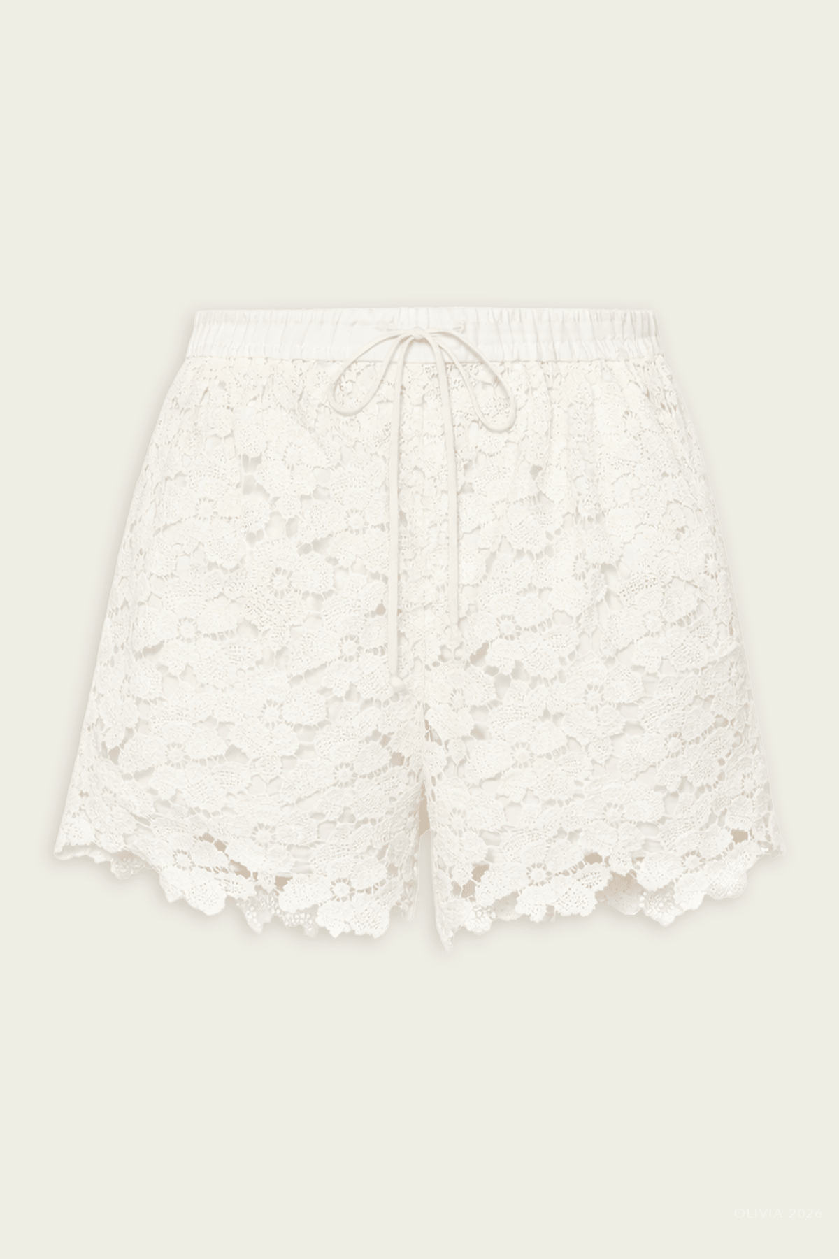 Holly Lace Short in Ivory - shop - olivia.com