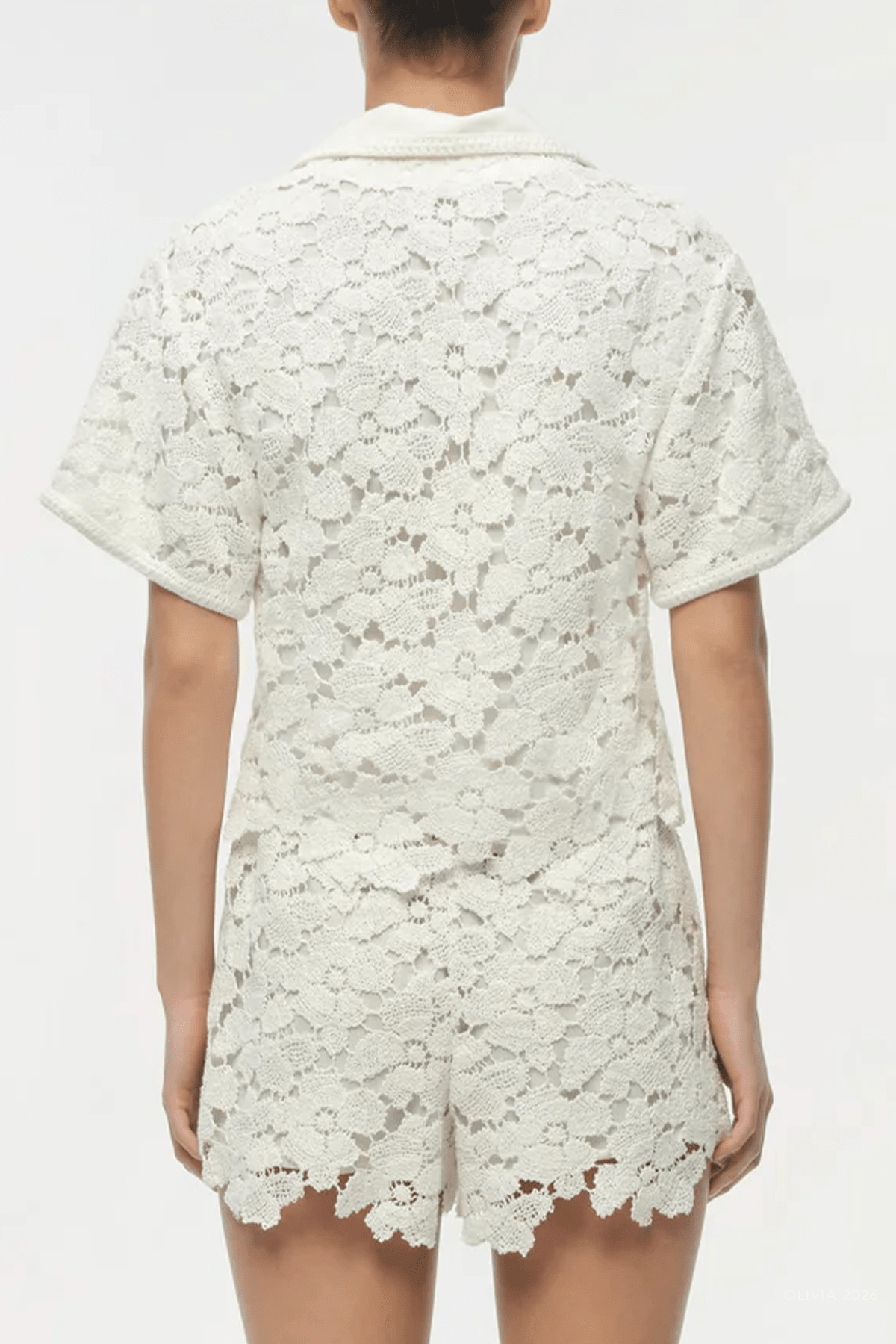 Holly Lace Short in Ivory - shop - olivia.com