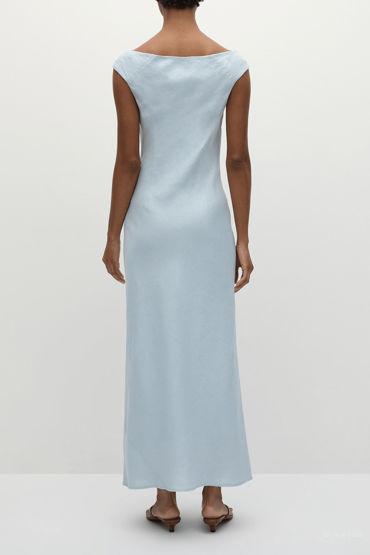 Ilride Midi Dress in Sky Blue - shop - olivia.com