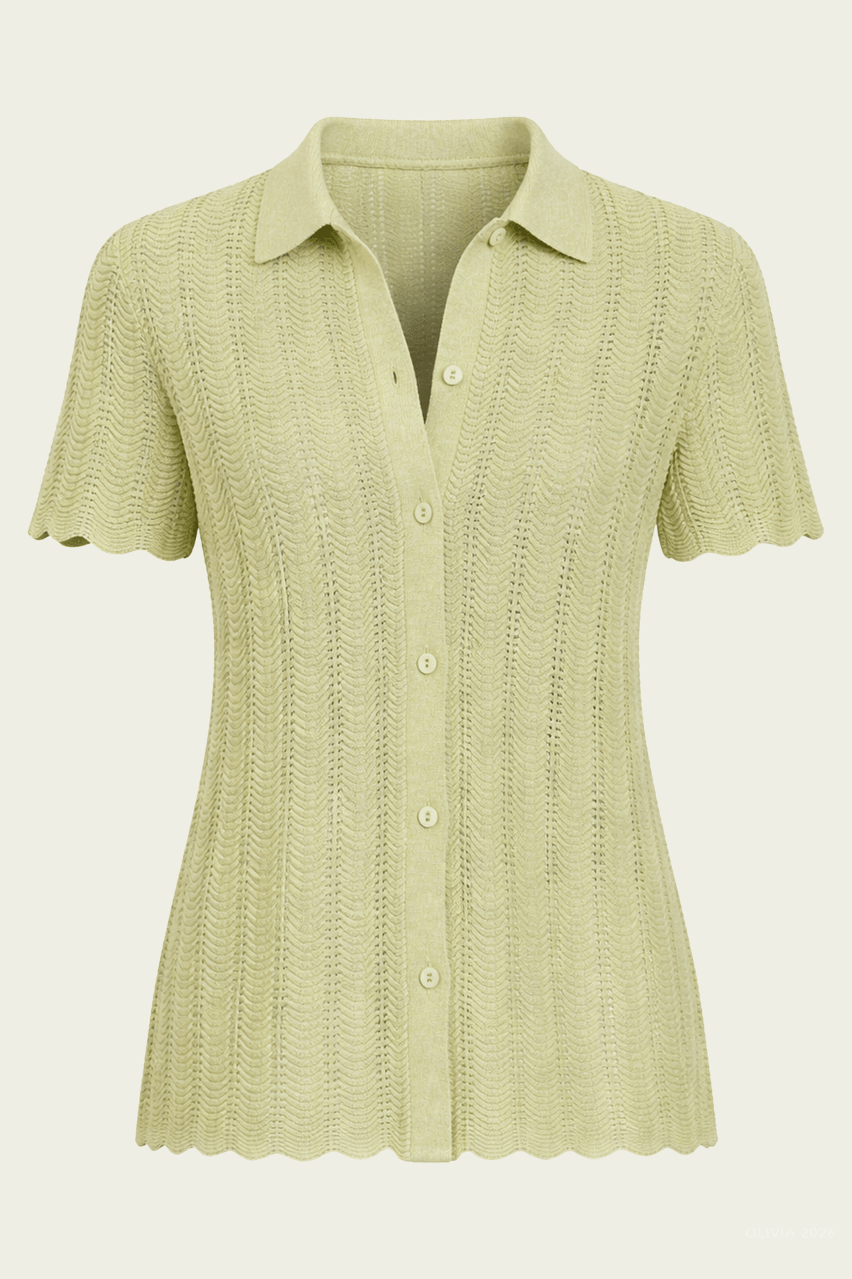 Irene Shirt in Matcha - shop - olivia.com