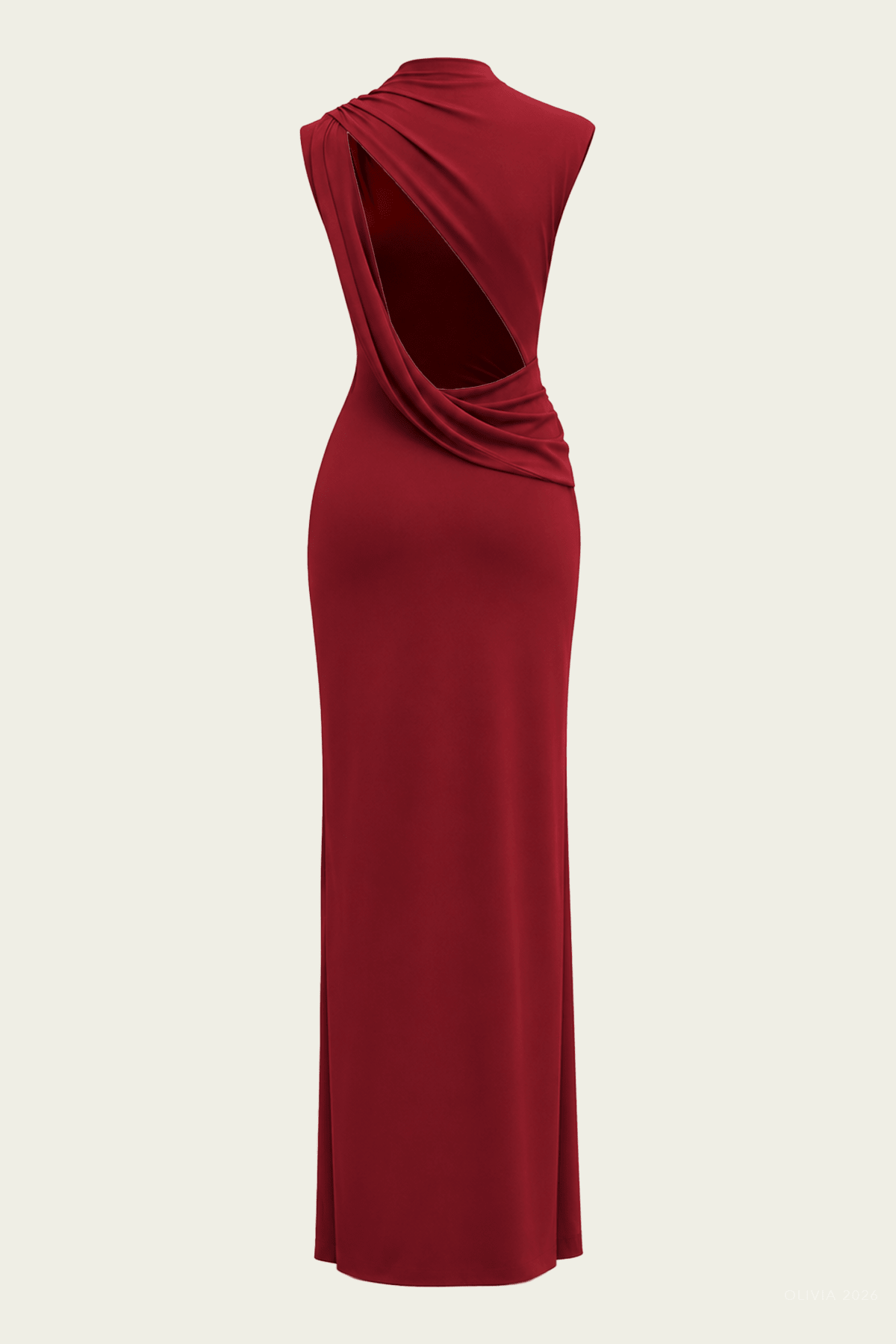 Izola Gown in Winter Plum - shop-olivia.com