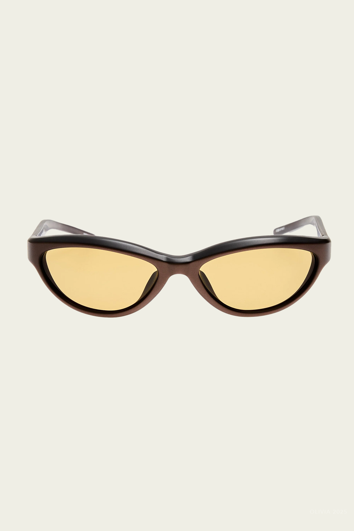 Curvo Sunglasses in Metallic Brown
