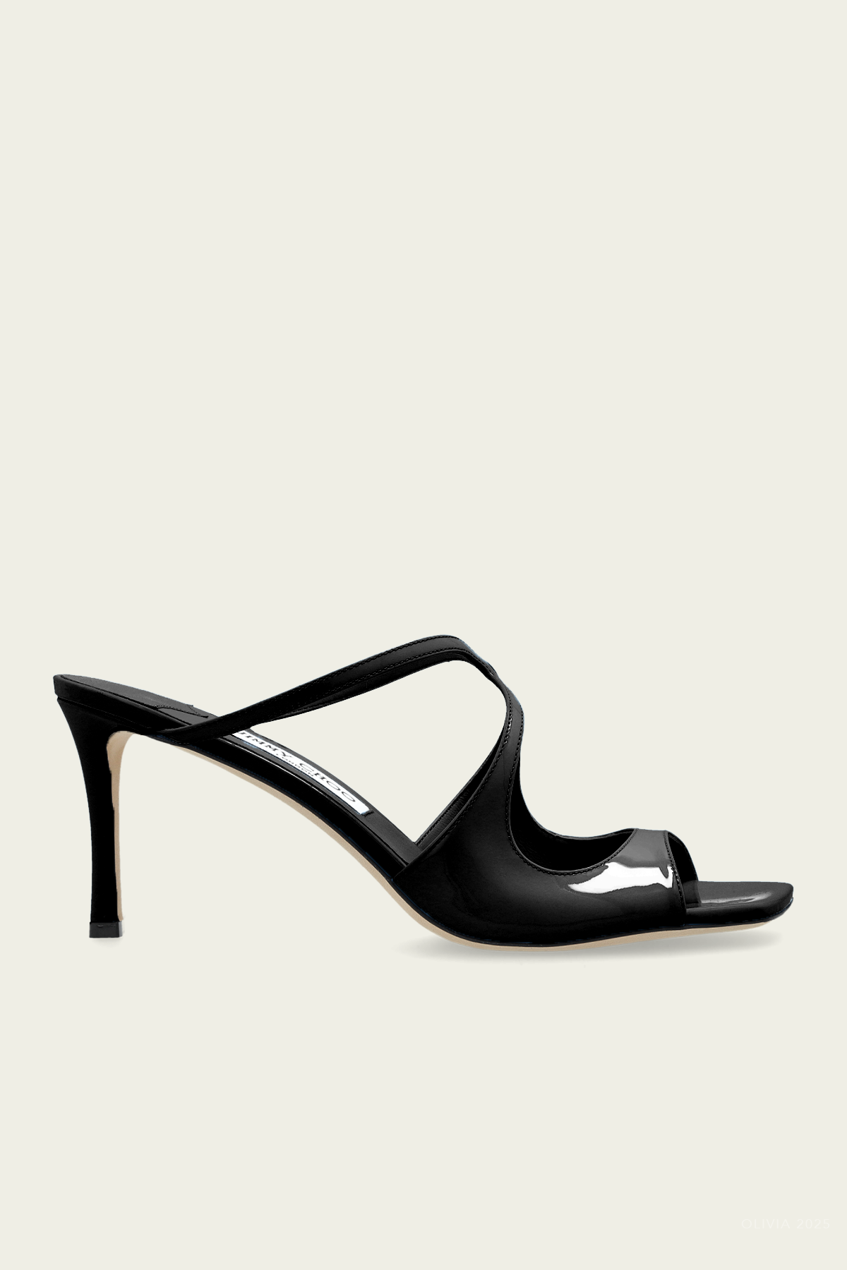 Anise 75 Mules in Black