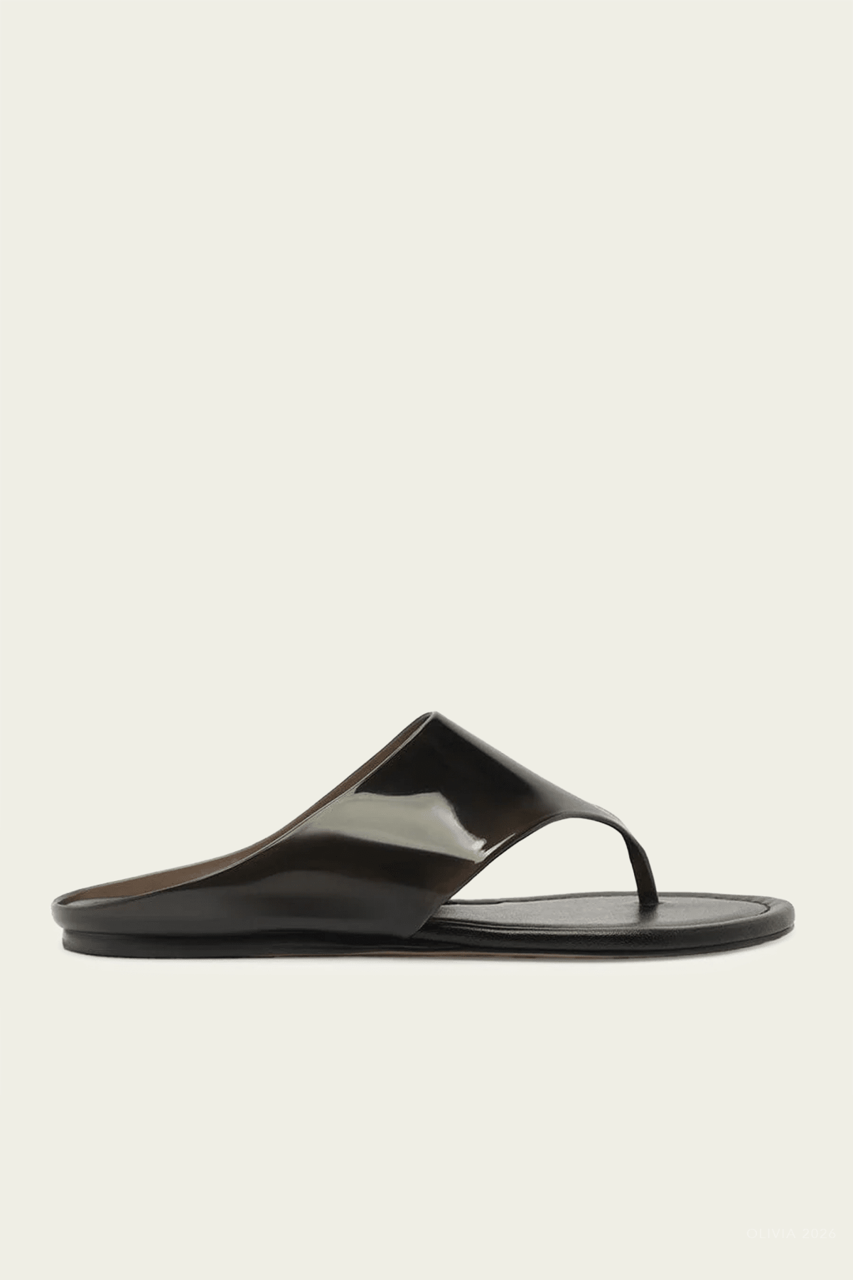 Jelly Flat Sandal in Black - shop - olivia.com