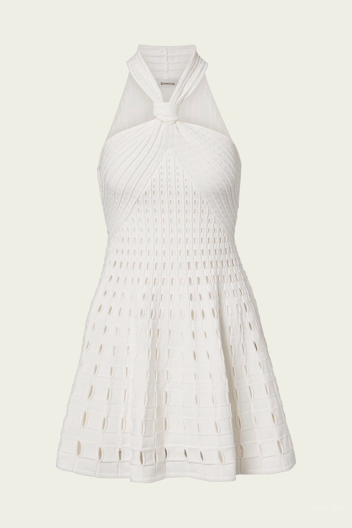 Jenna Mini Dress in Ivory - shop - olivia.com