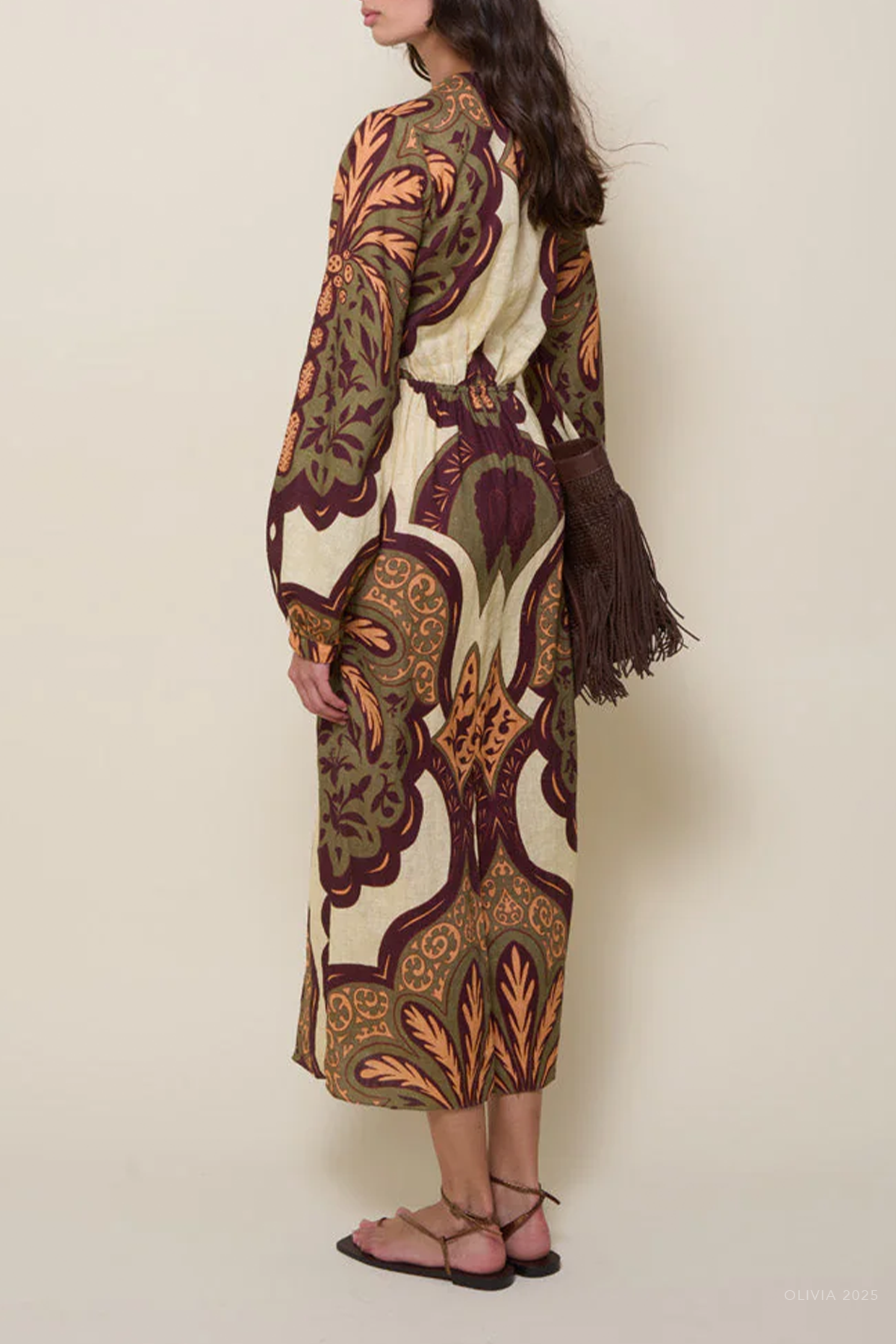 Across Paradise Dress in Olive