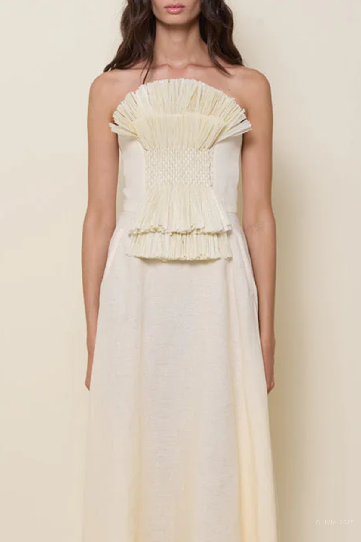 Careo Sevillano Top in Ecru