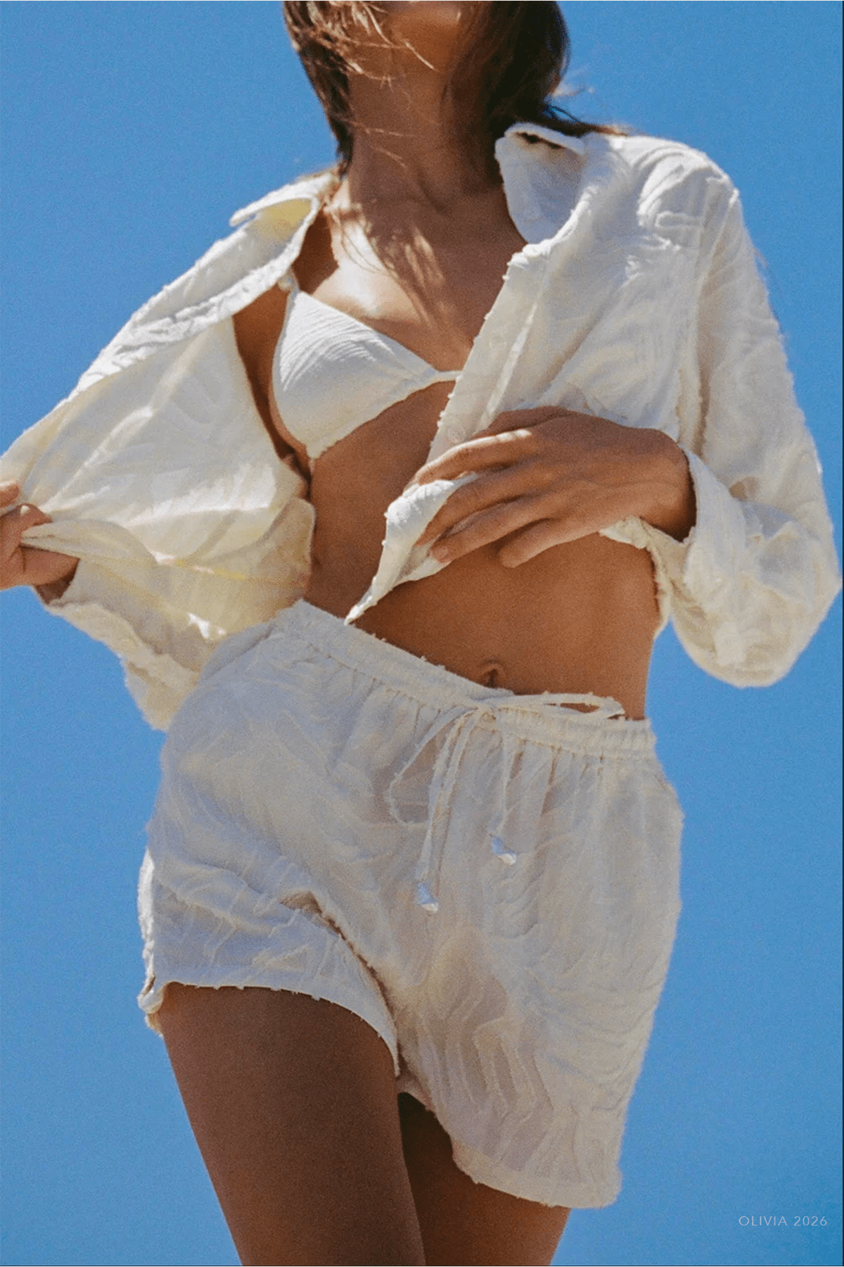 Joy Blouse in Cloud - shop - olivia.com