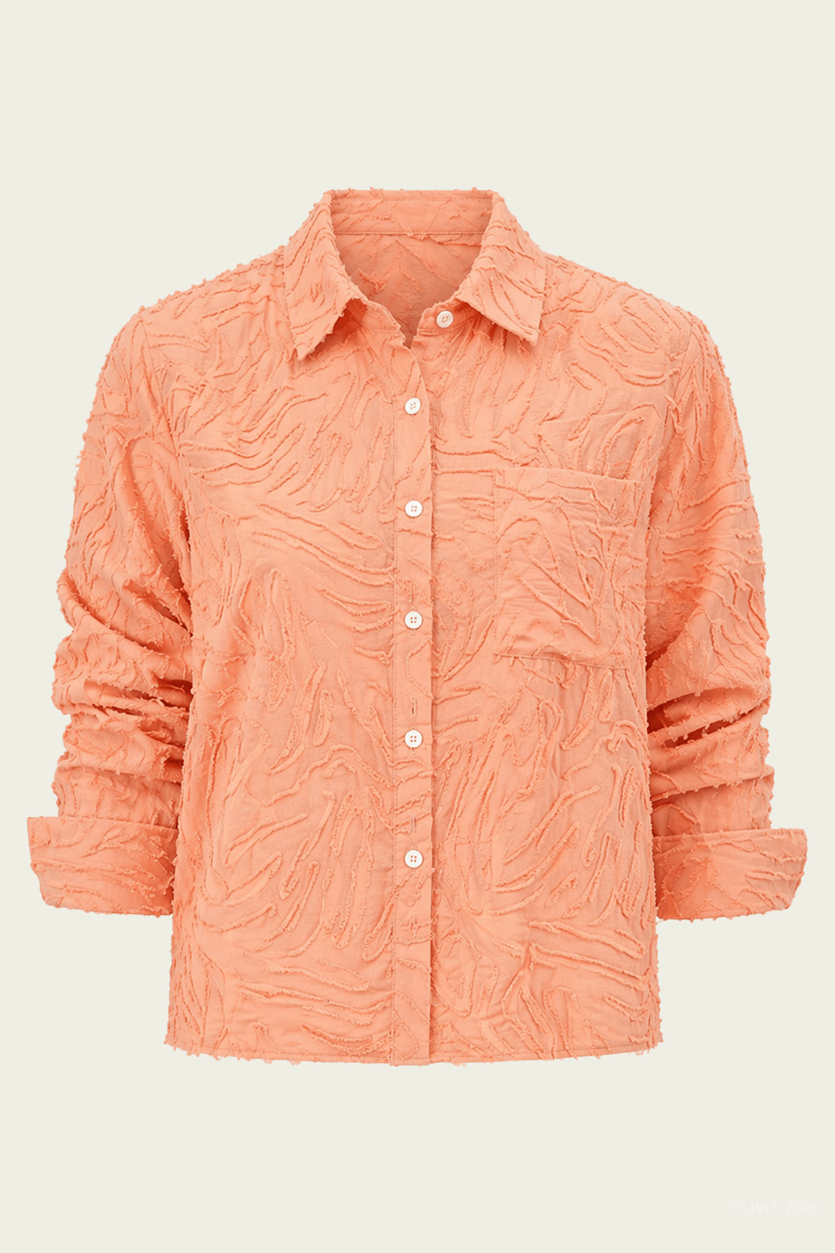 Joy Blouse in Coral Reef - shop - olivia.com