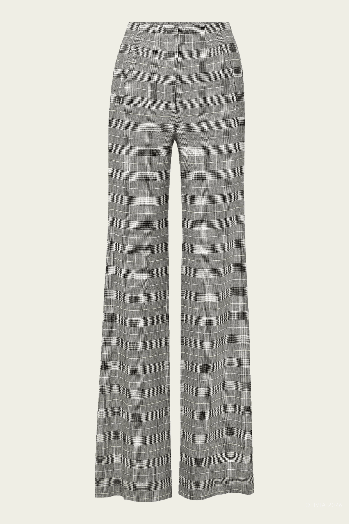 Jude Plaid Wide - Leg Pant in Black Multi - shop - olivia.com