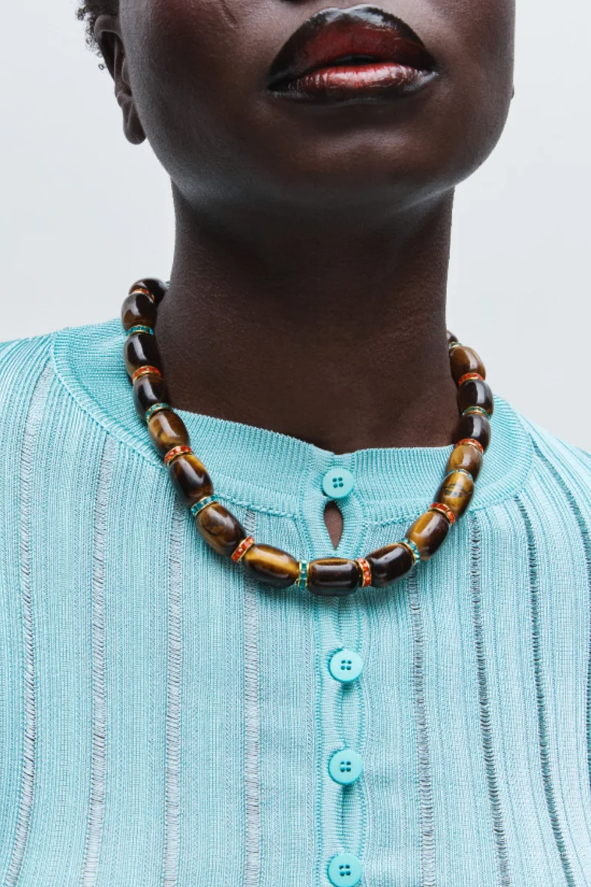 Donna Necklace in Brown