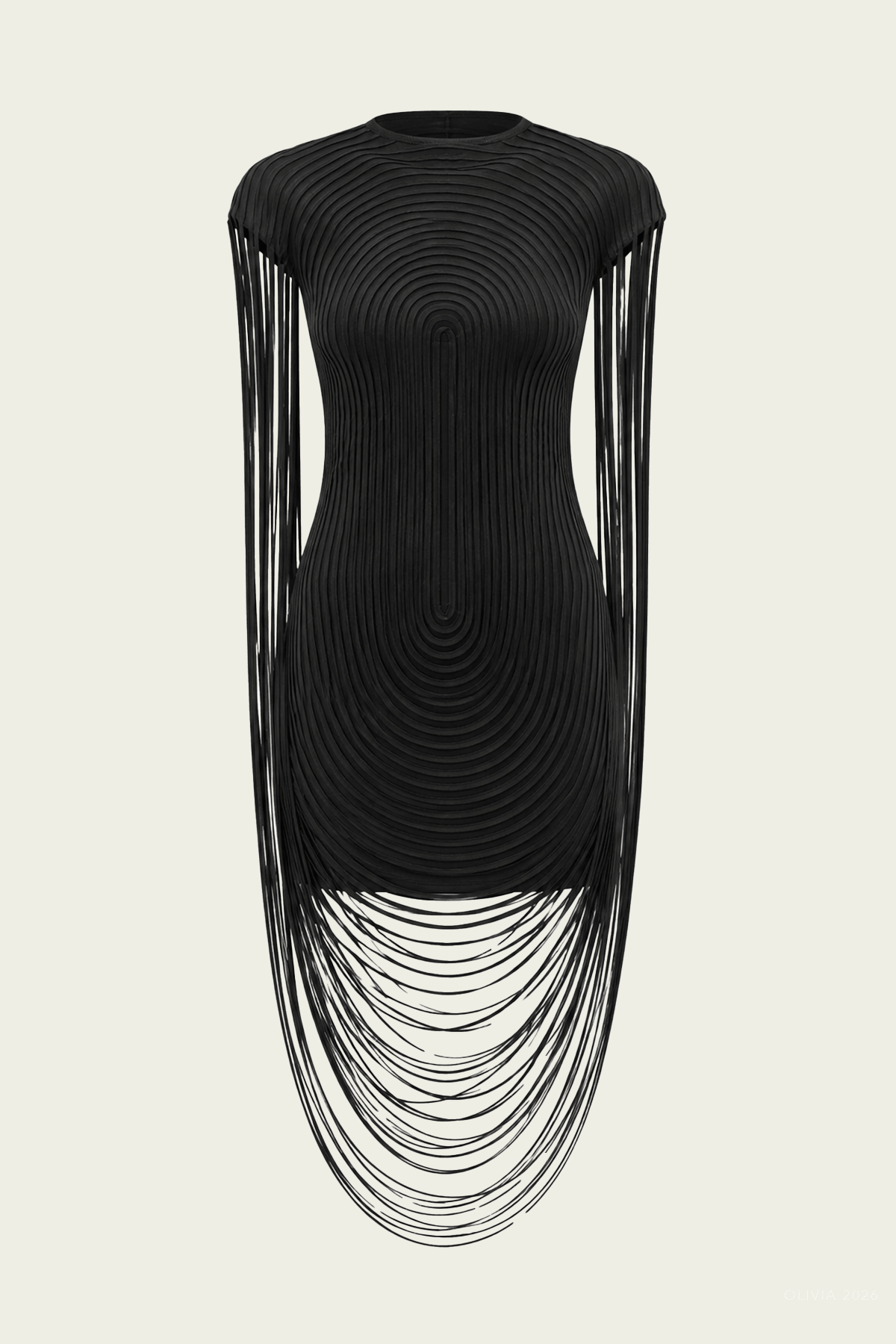 Katja Mini Dress in Black - shop-olivia.com