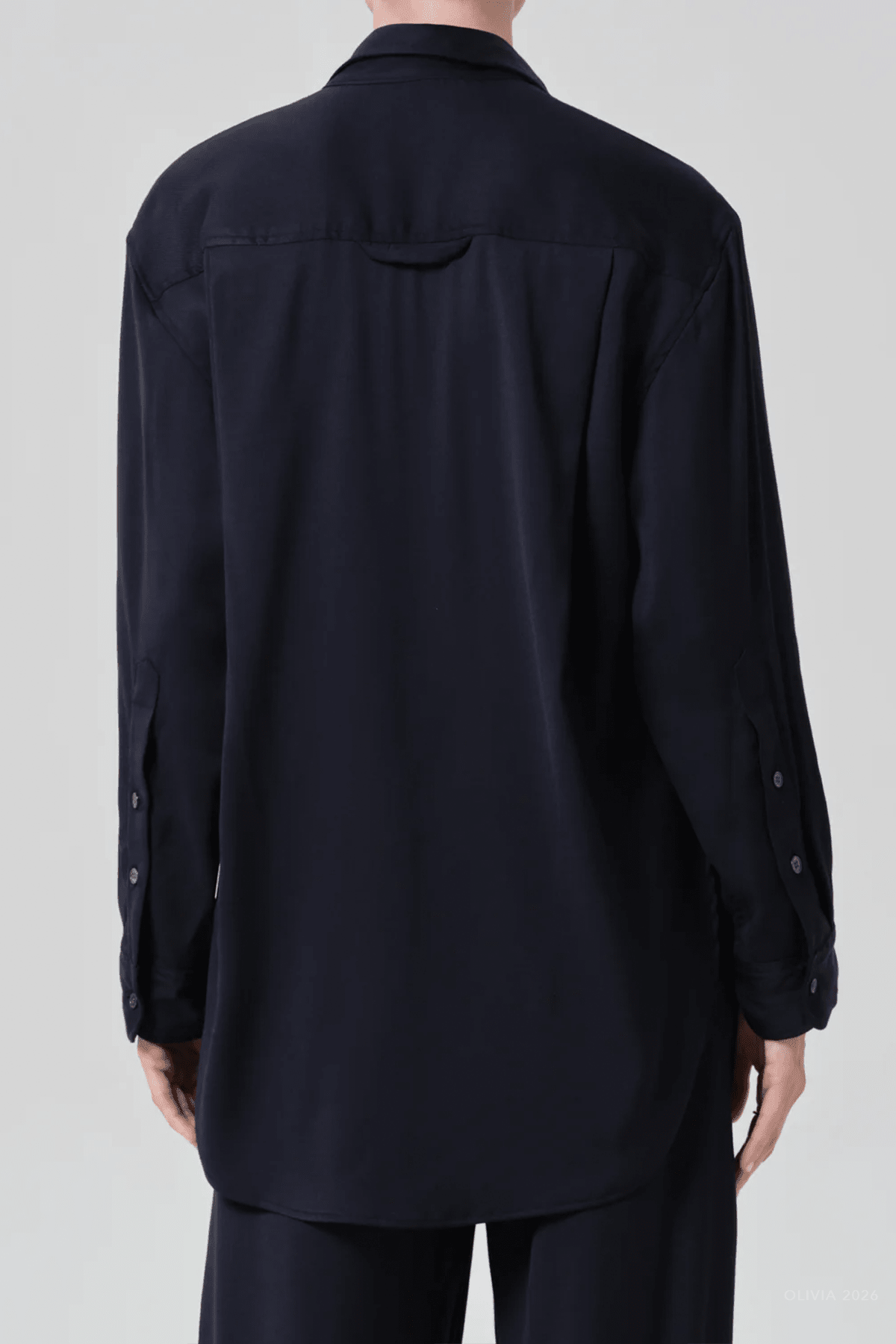 Kayla Shirt in Navy - shop - olivia.com