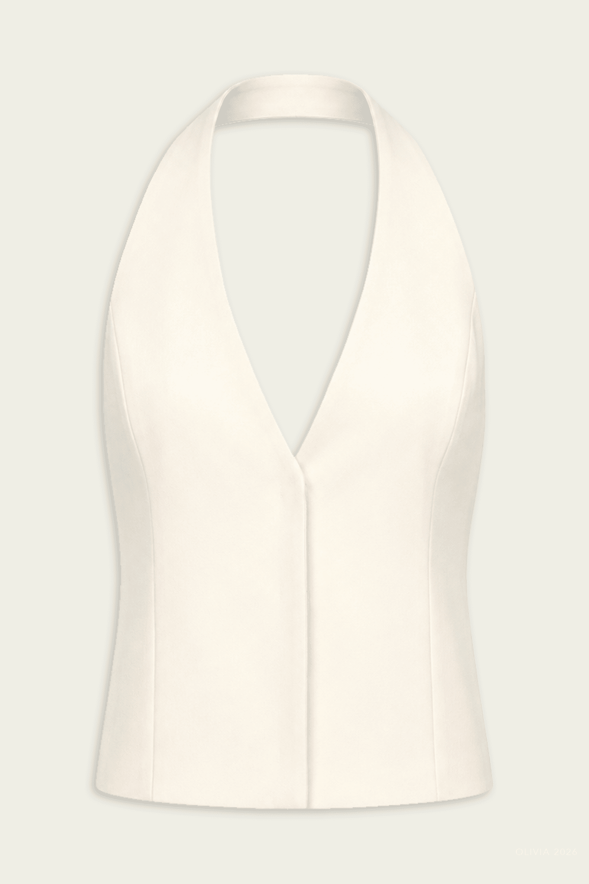 Keelyn Vest in Ivory - shop-olivia.com