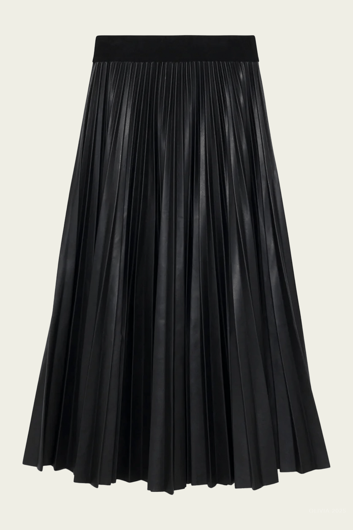 Kezia Midi Skirt in Black - shop - olivia.com