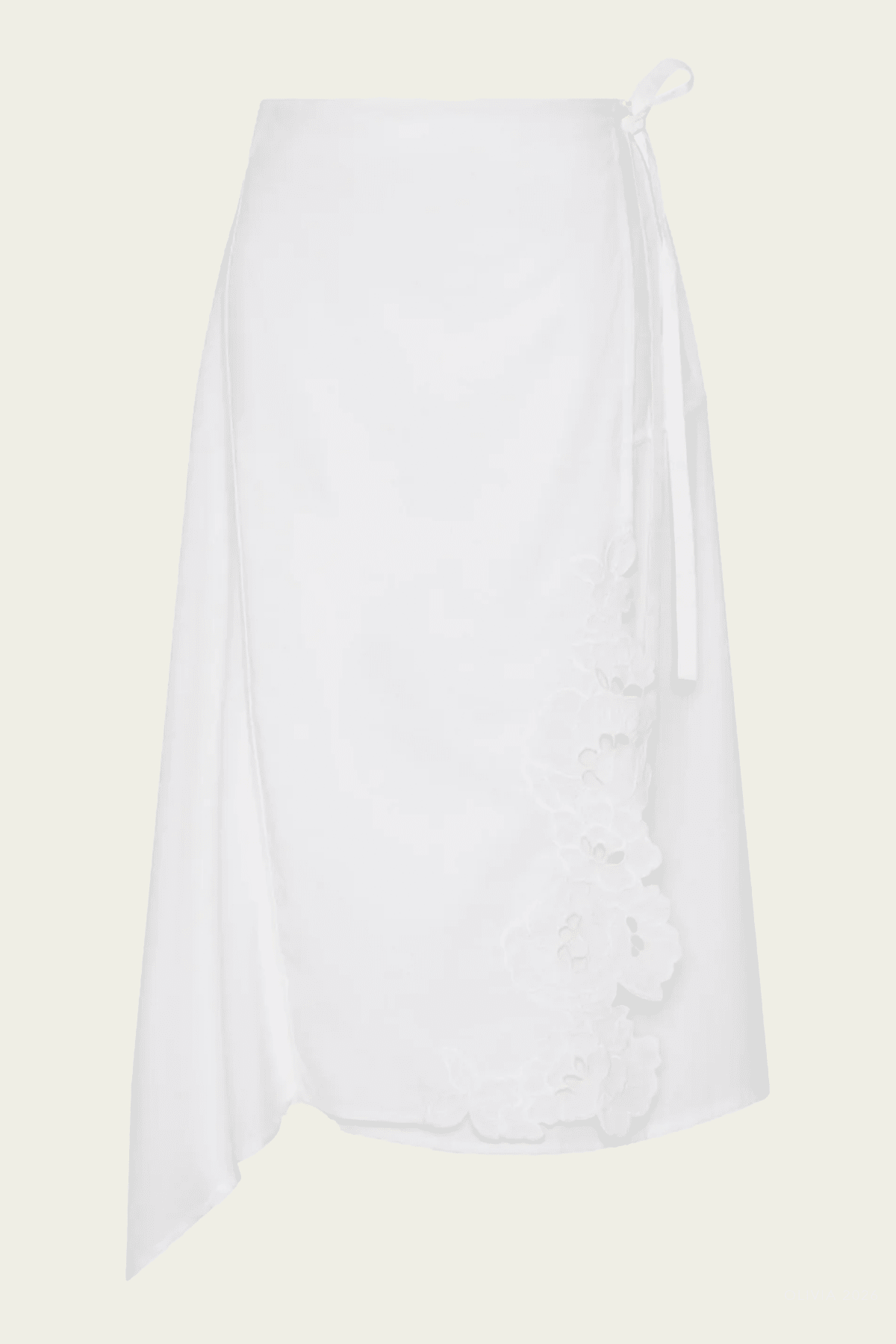 Klara Midi Skirt in Ivory - shop-olivia.com