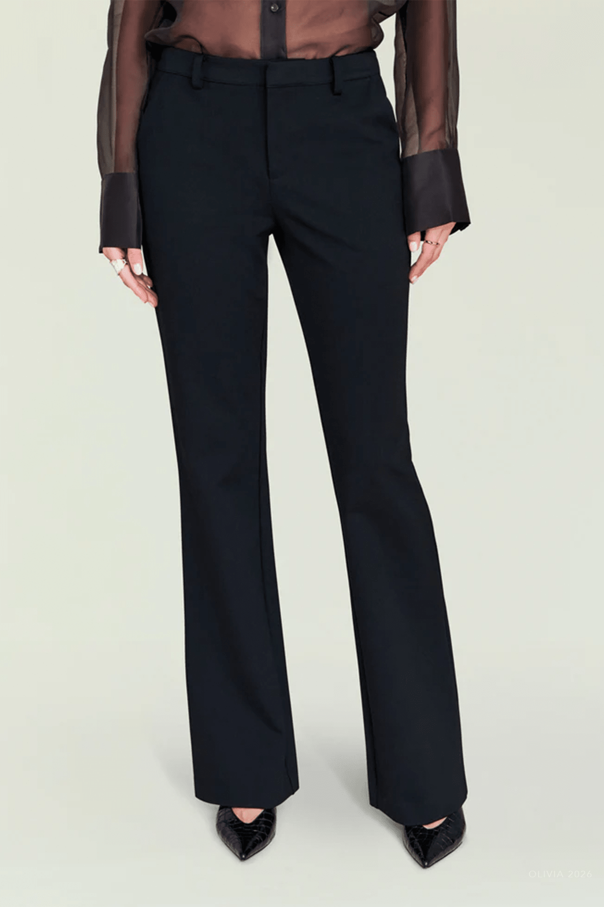 Kristen Perfect Work Trouser in Black - shop - olivia.com
