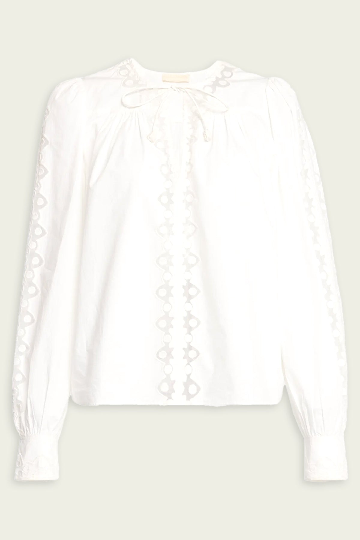Lady Long - Sleeve Blouse in Pristine - shop - olivia.com