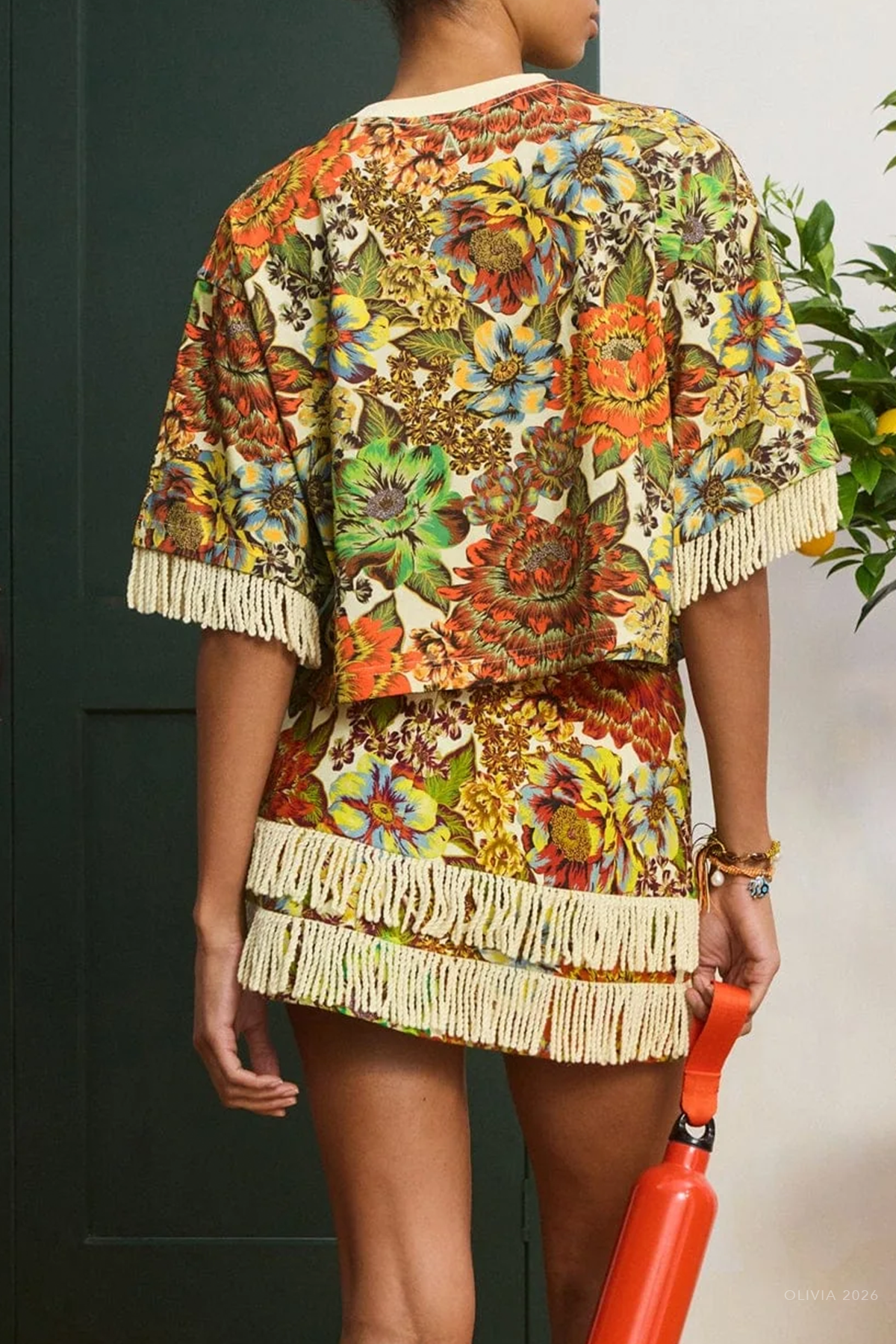 Lana Mini Skirt in Multicolor - shop - olivia.com