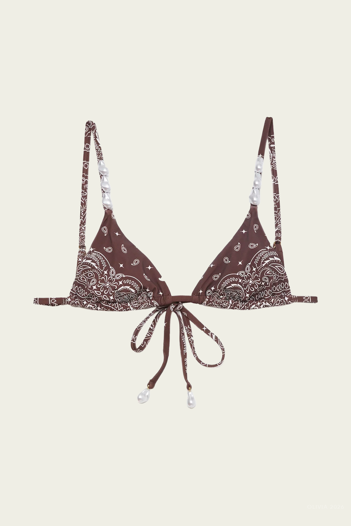 X Midnight Rodeo Bikini Top in Bandana