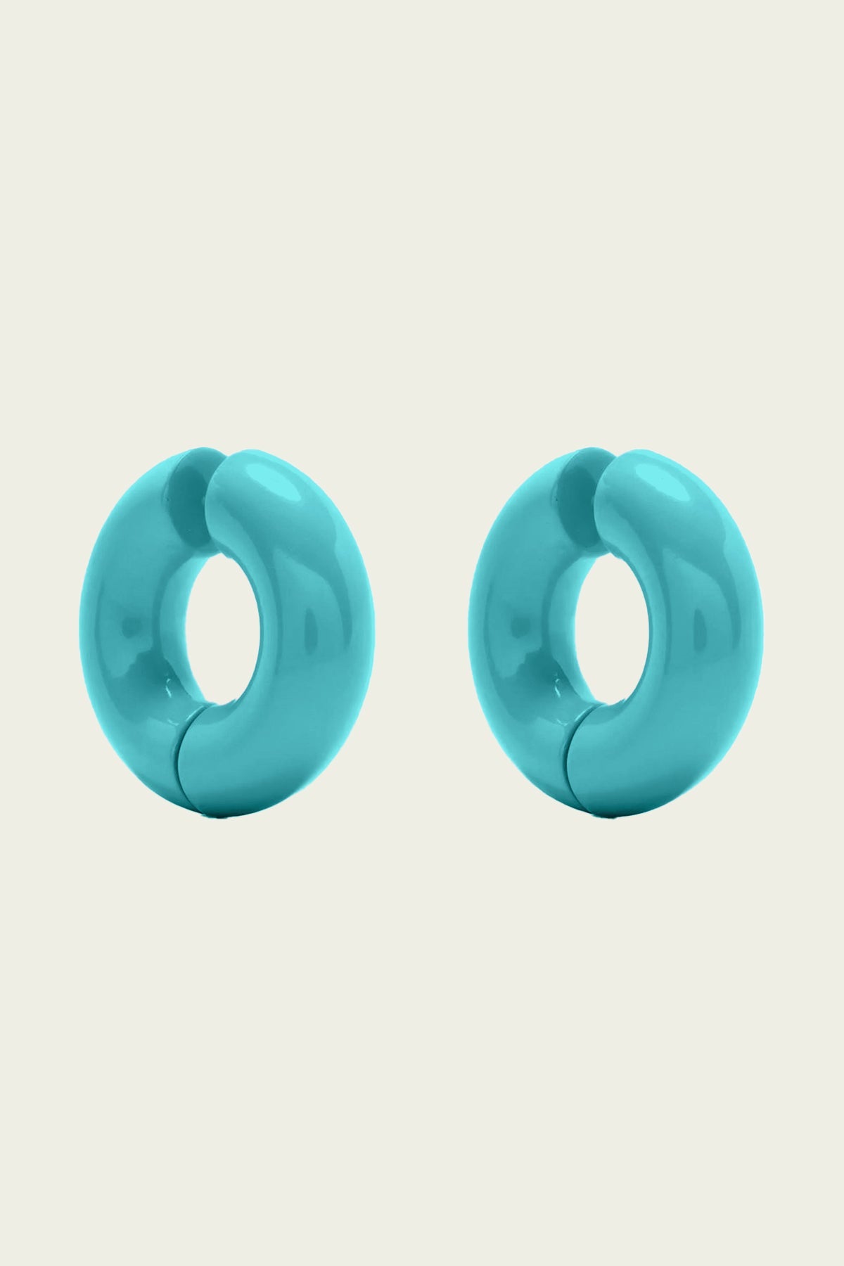 Large Stratus Hoops in Sky Blue - shop-olivia.com