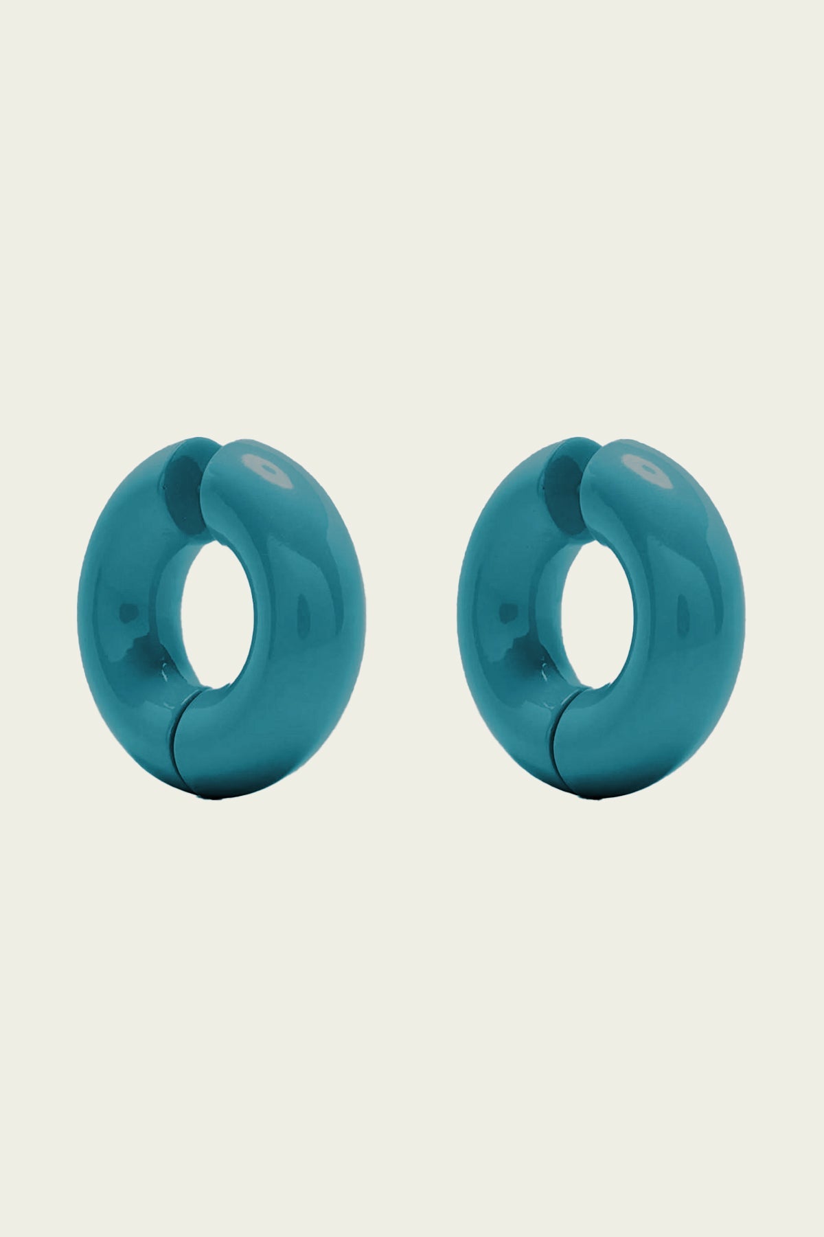 Large Stratus Hoops in Verdigris - shop-olivia.com