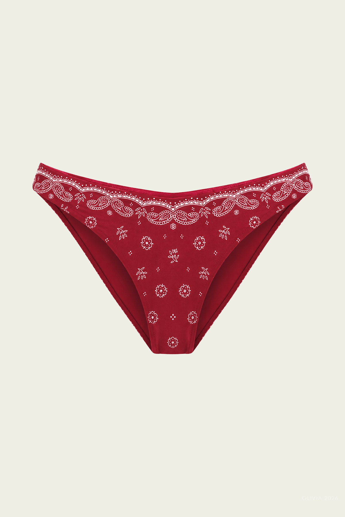 Larissa Bikini Bottom in Merlot - shop - olivia.com
