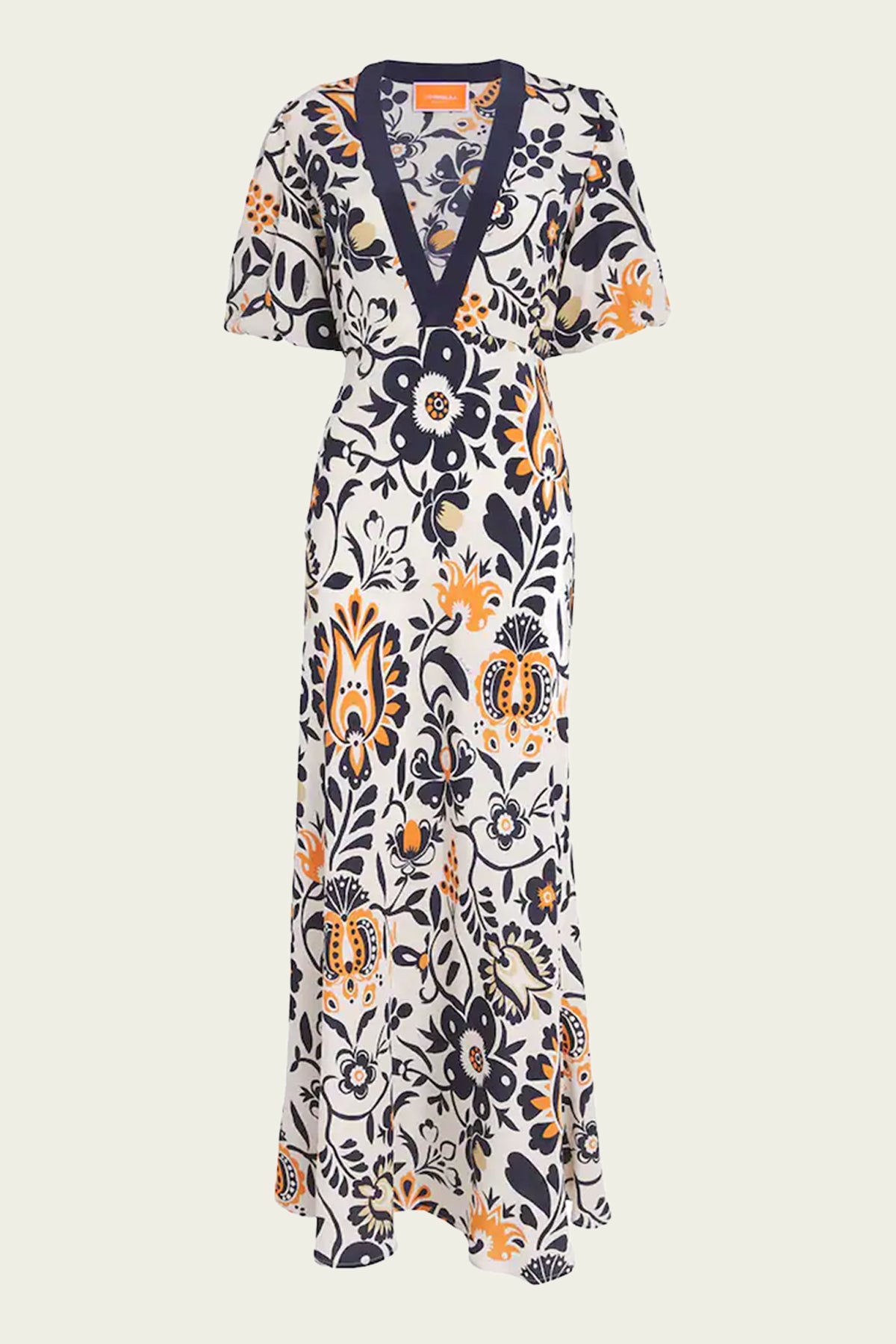 Marlene Dress in Selva White