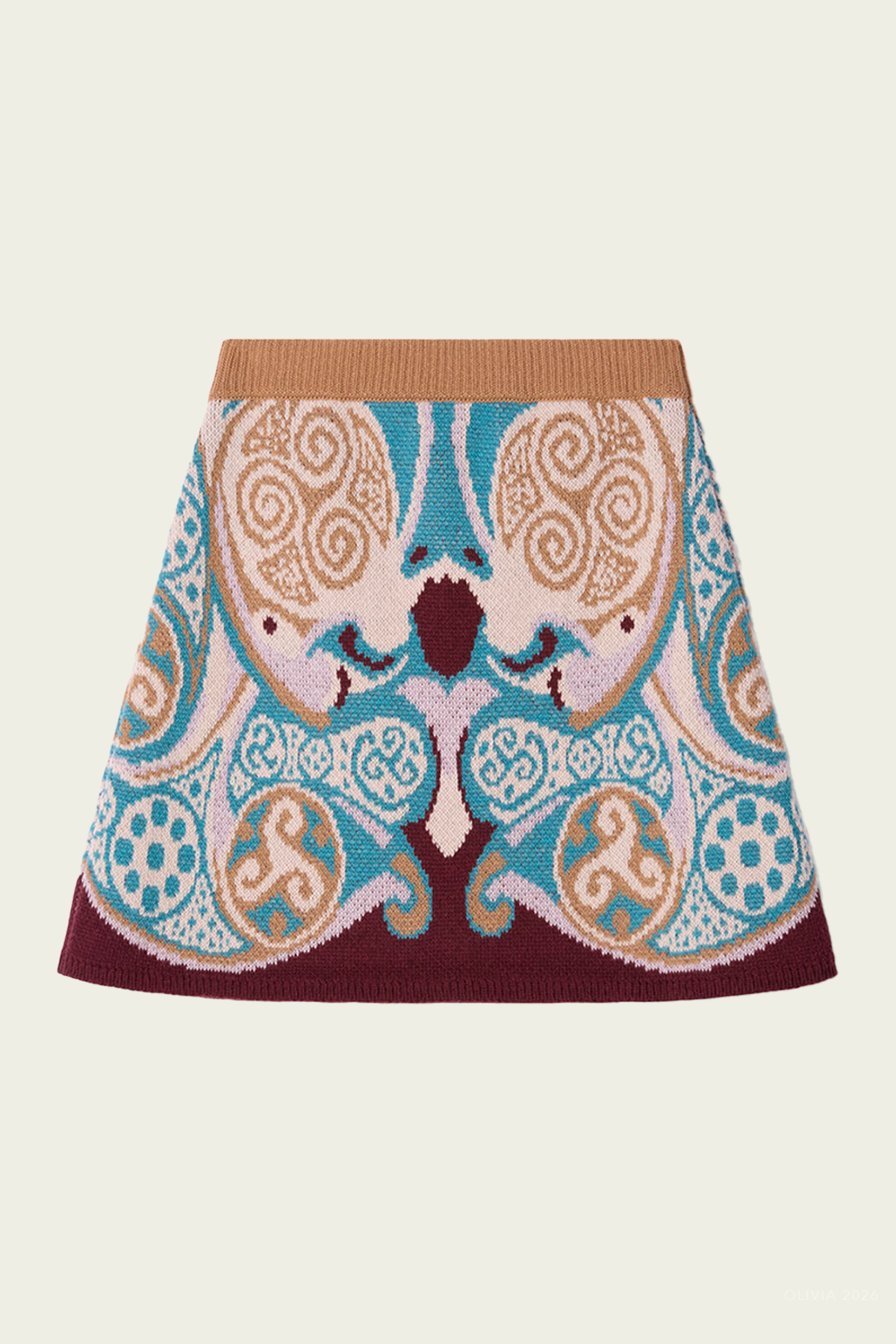 In My Power Mini Skirt in Alchemy Light Blue