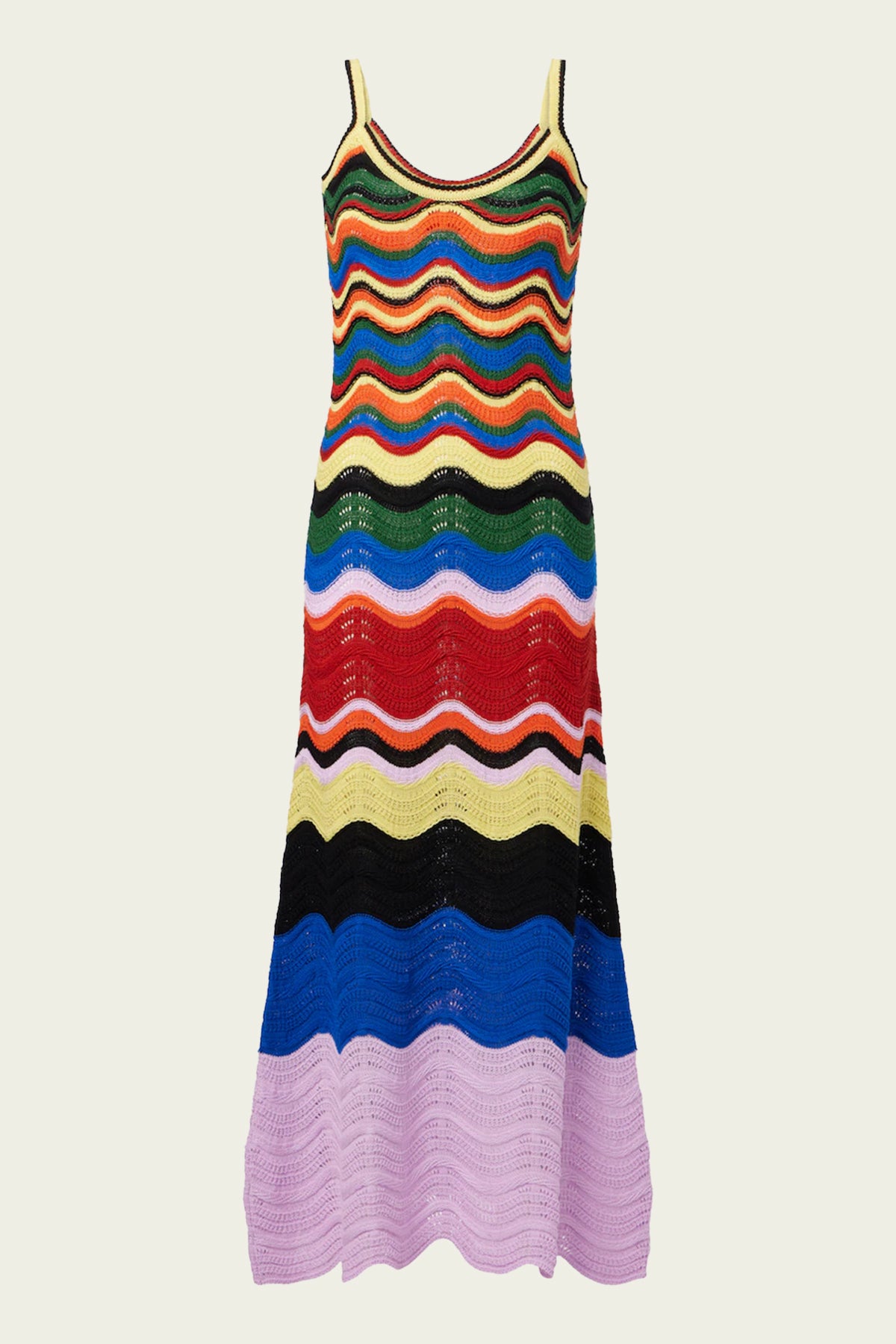 Chevron Sundress in Multicolor Lilac