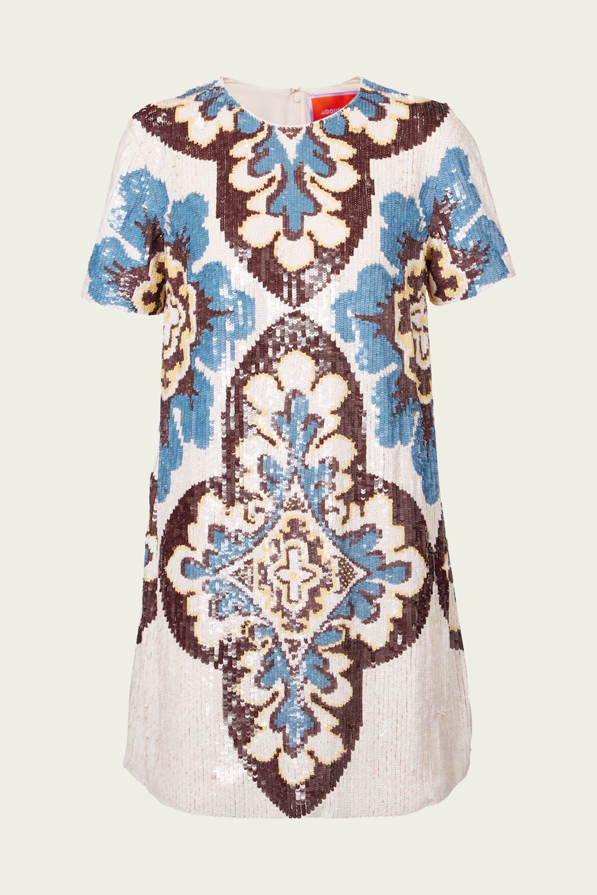 Super Mini Swing Dress in Palazzo Chocolate